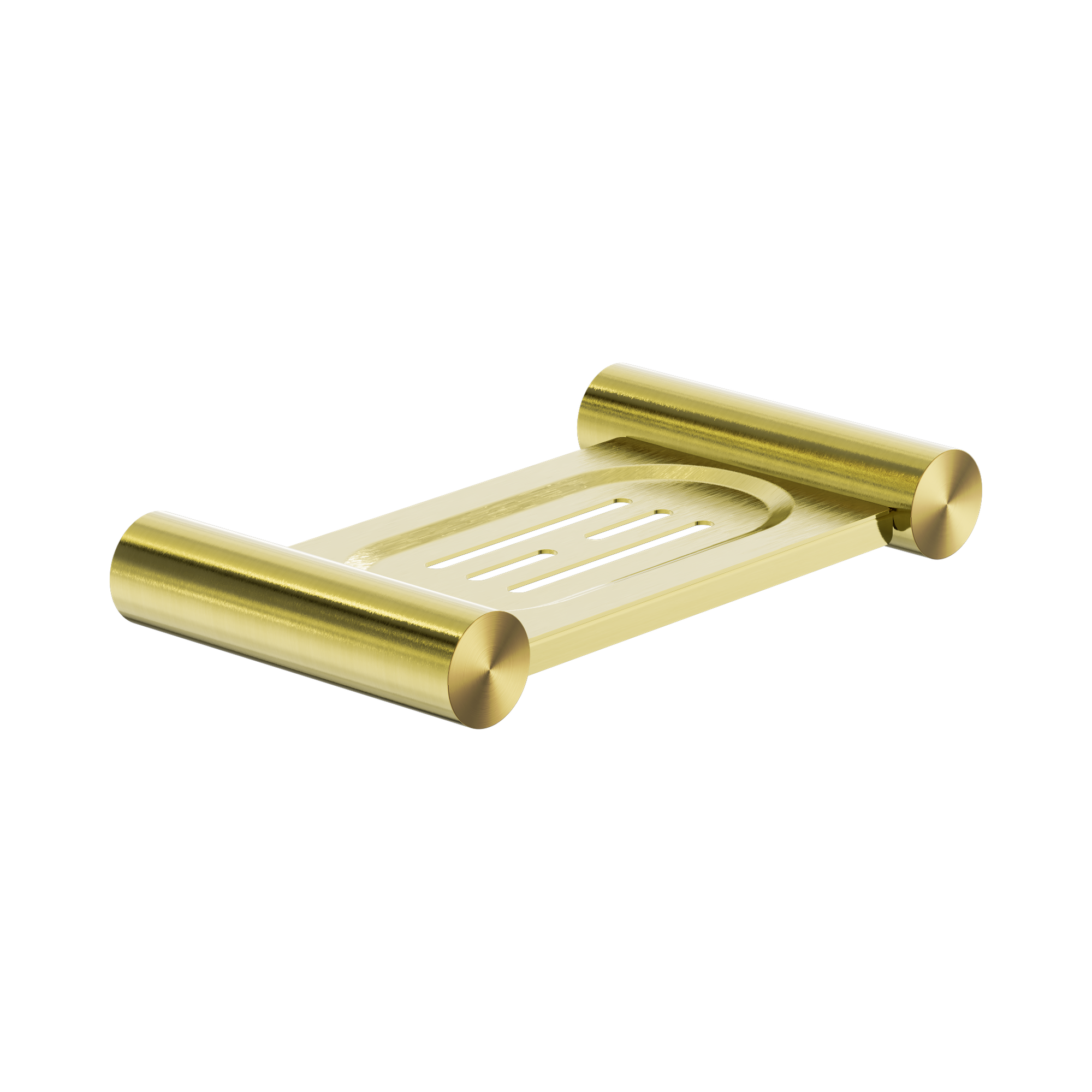 NR2381 BG New Mecca Soap Dish Holder Brushed Gold image 1