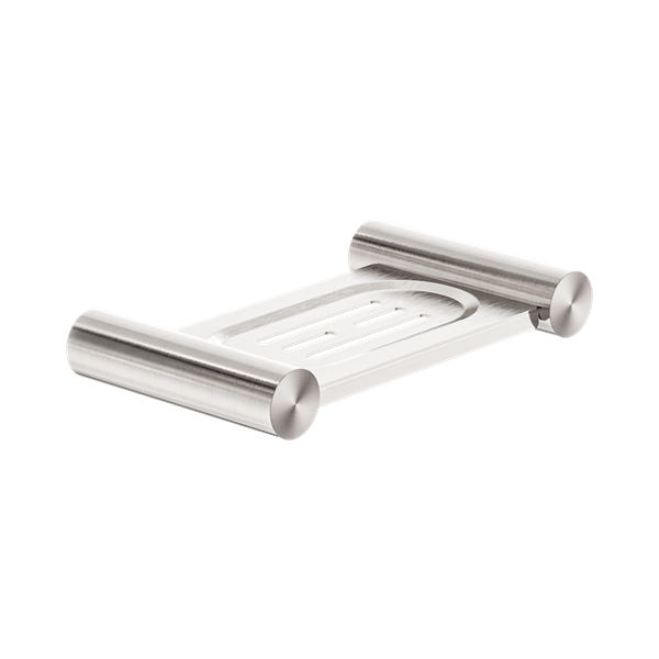 NR2381 BN New Mecca Soap Dish Holder Brushed Nickel Thumb