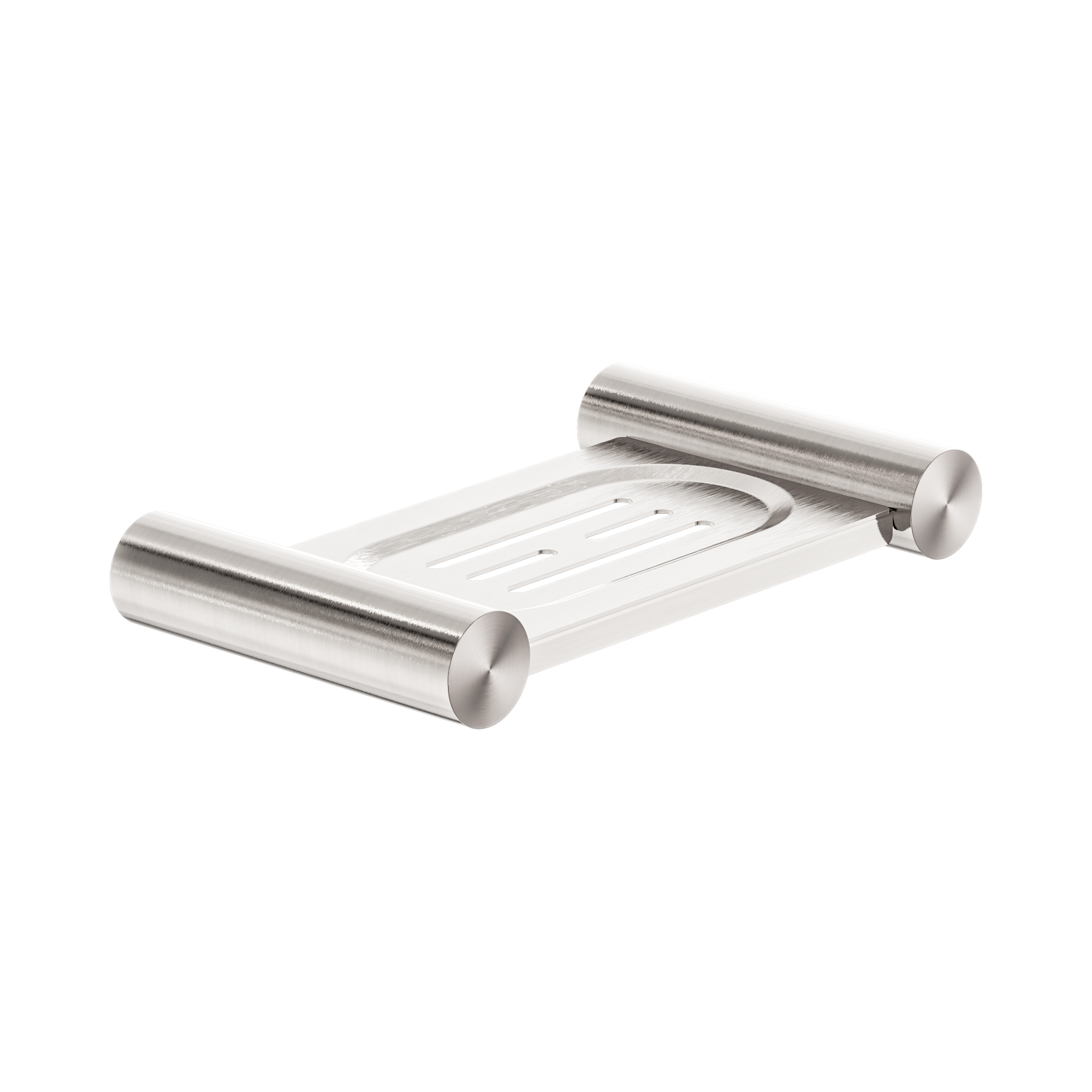 NR2381 BN New Mecca Soap Dish Holder Brushed Nickel image 1