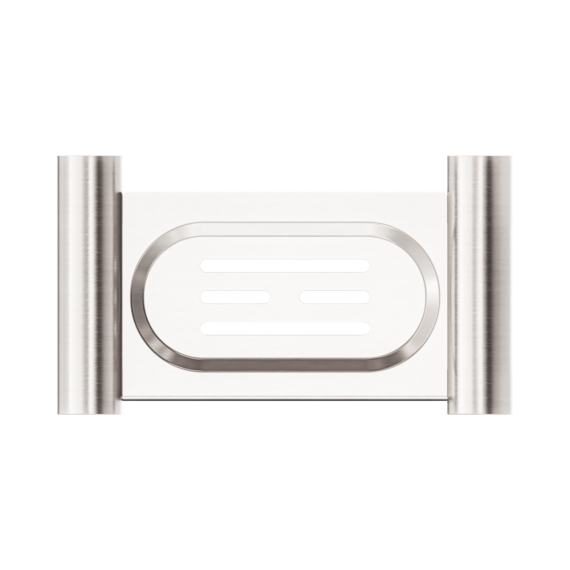 NR2381 BN New Mecca Soap Dish Holder Brushed Nickel image 3