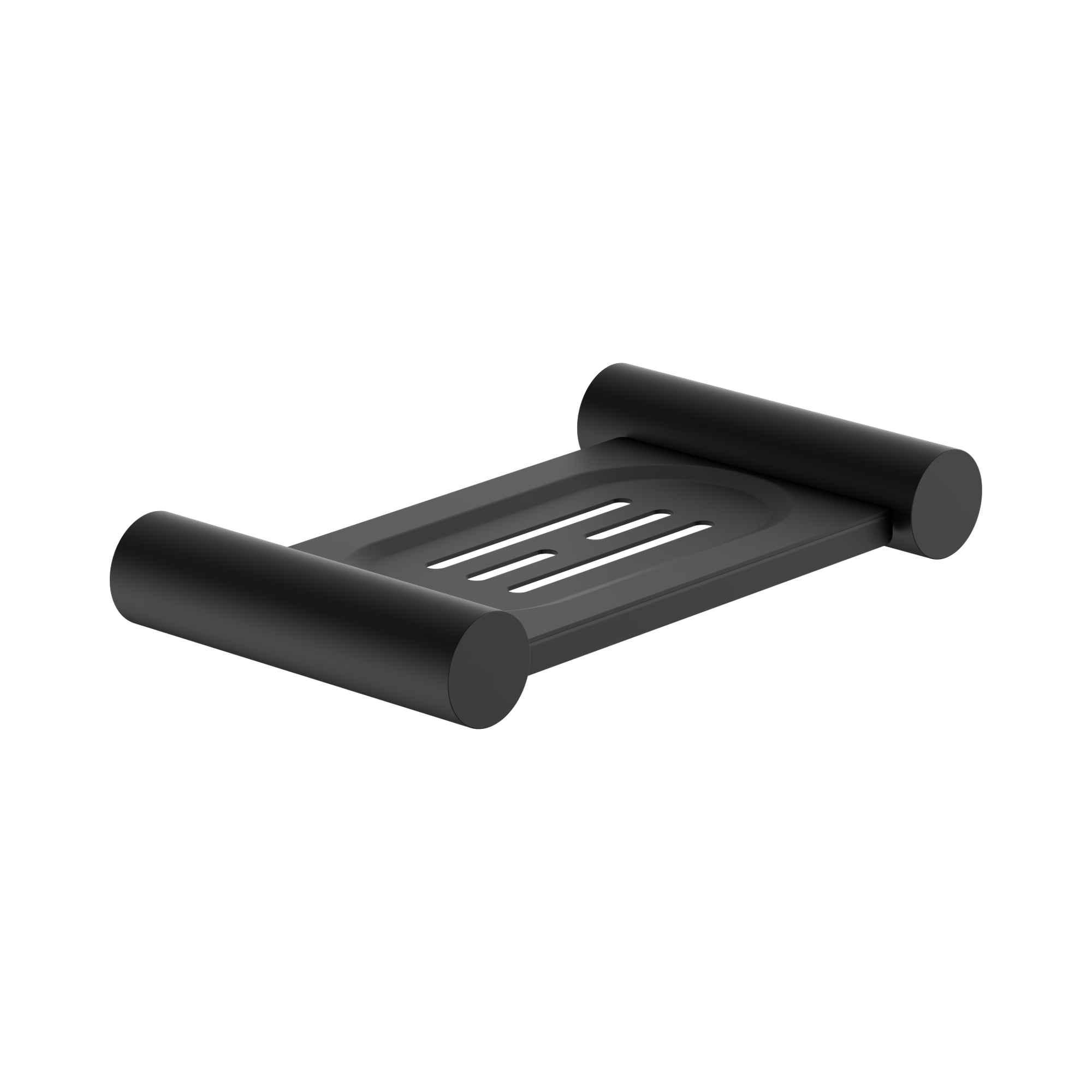 NR2381 MB New Mecca Soap Dish Holder Matte Black image 1