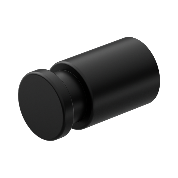 NR2382 MB New Mecca Robe Hook Matte Black Thumb