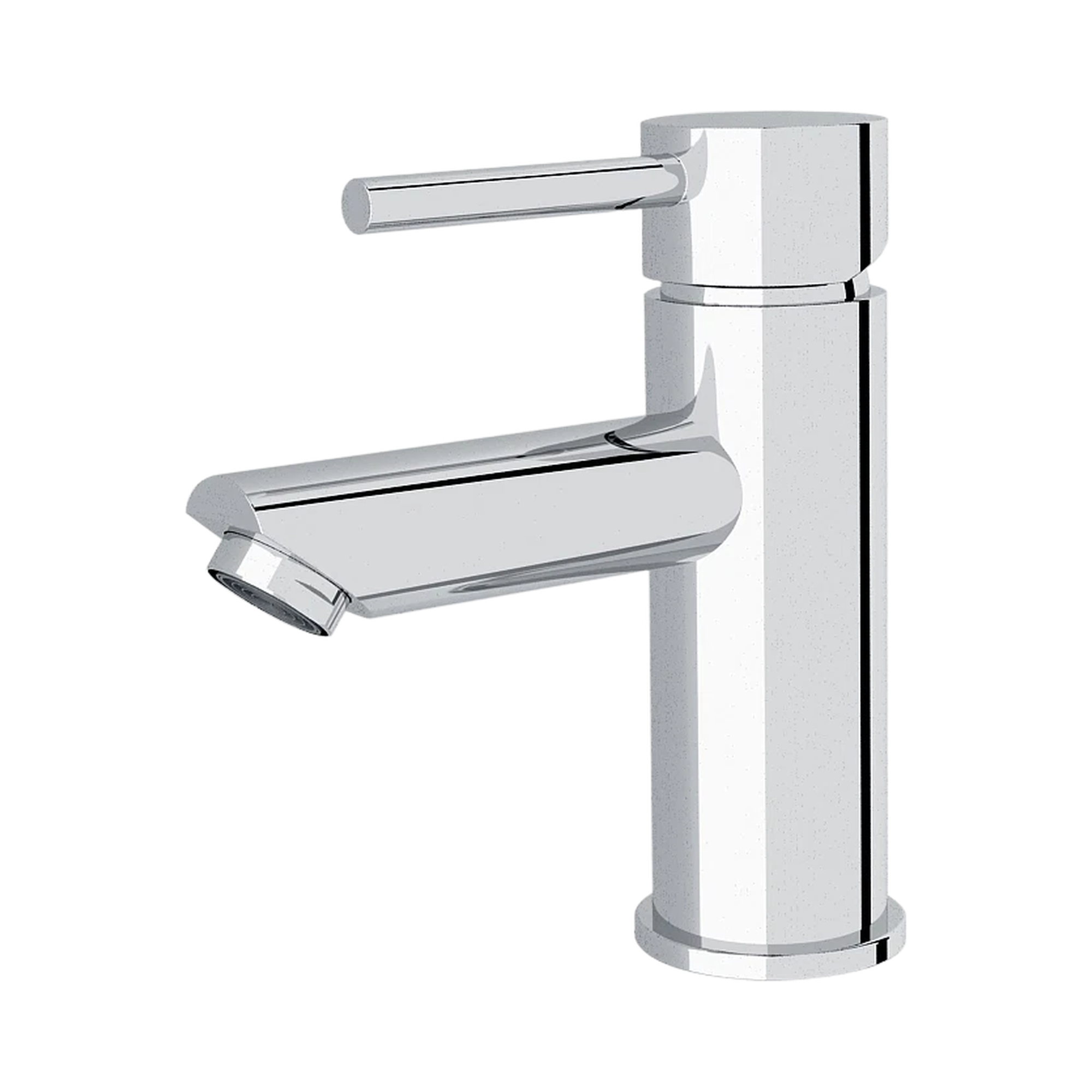 NR250802 CH Dolce Basin Mixer Straight Spout Chrome image 1