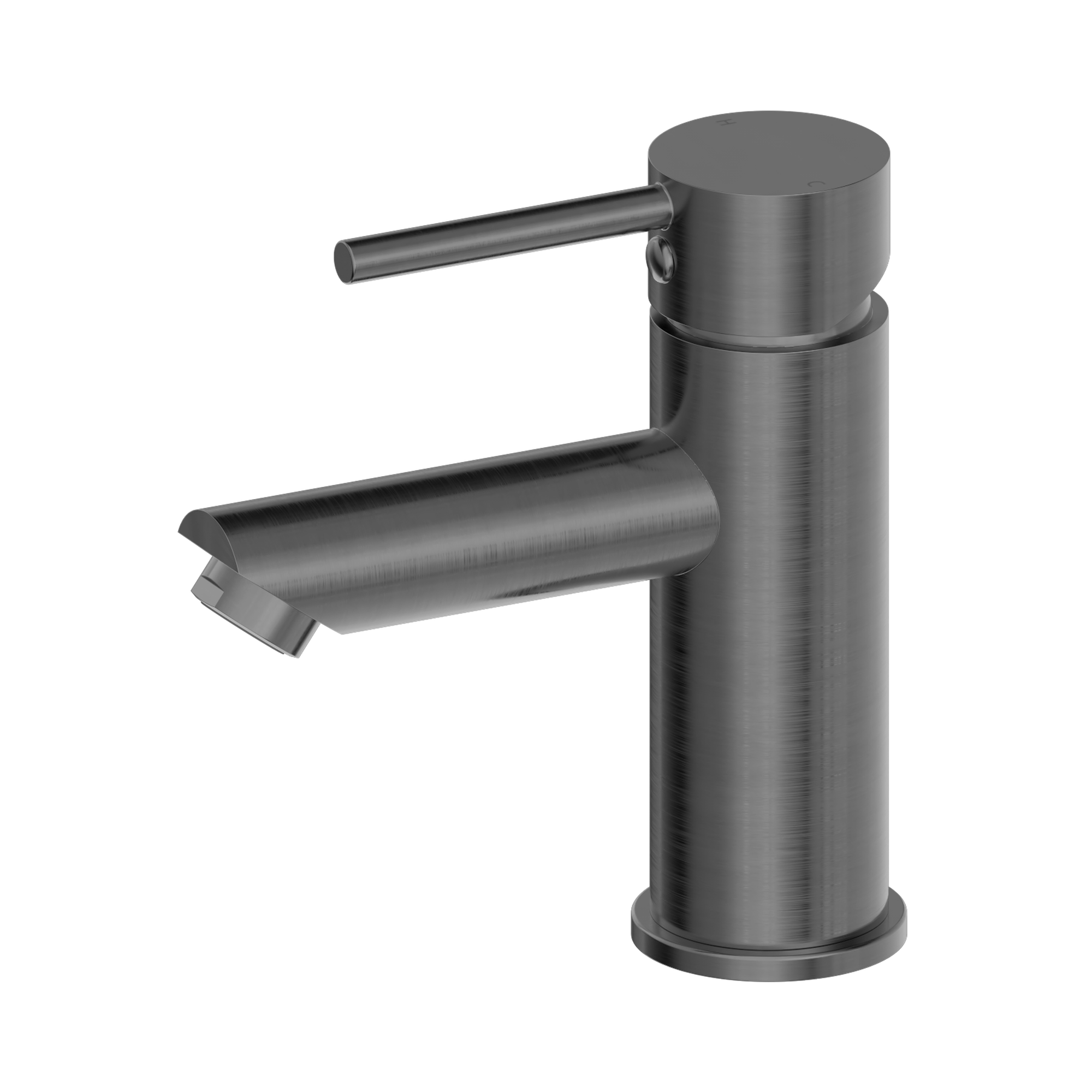 NR250802 GM Dolce Basin Mixer Straight Spout Gun Metal image 1