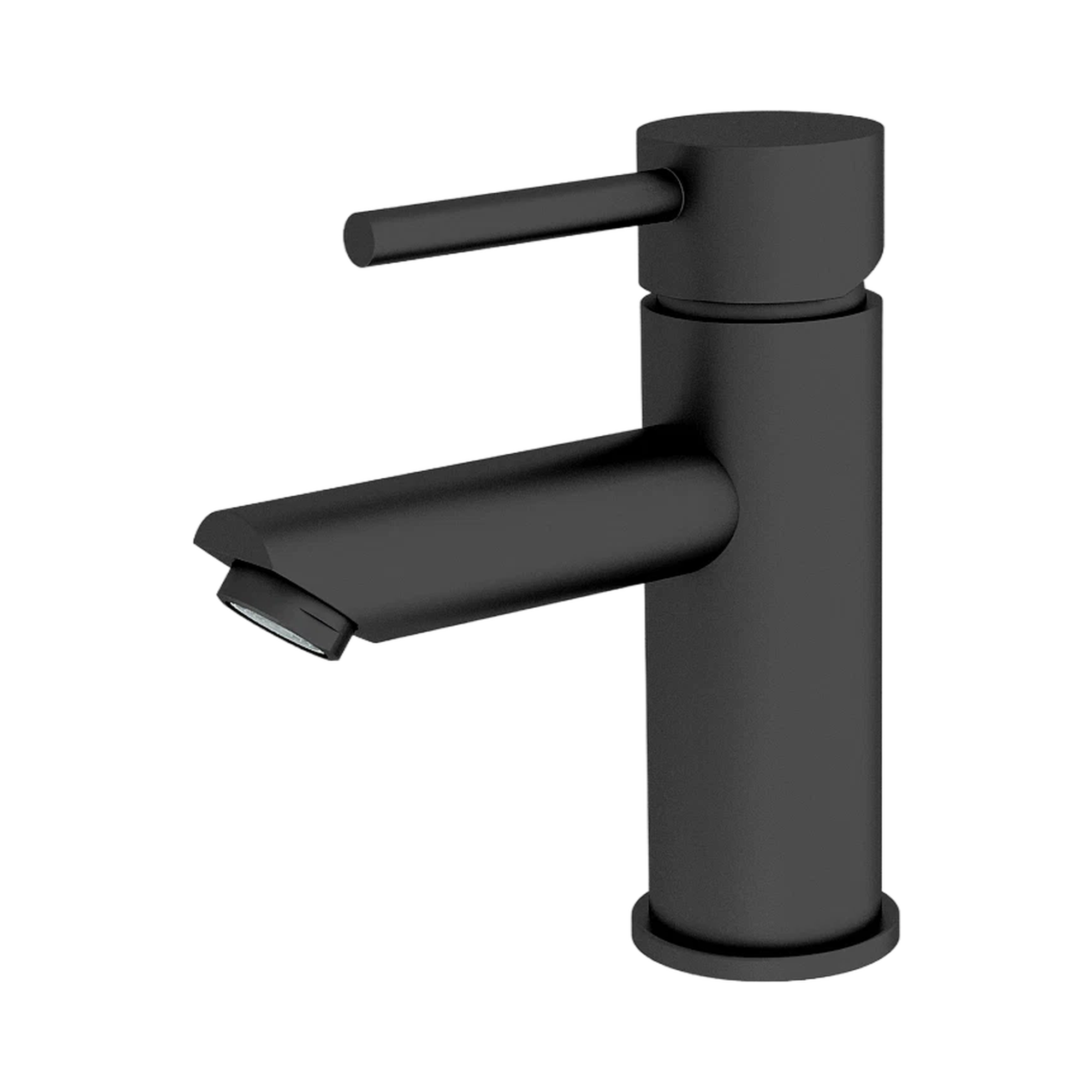 NR250802 MB Dolce Basin Mixer Straight Spout Matte Black image 1
