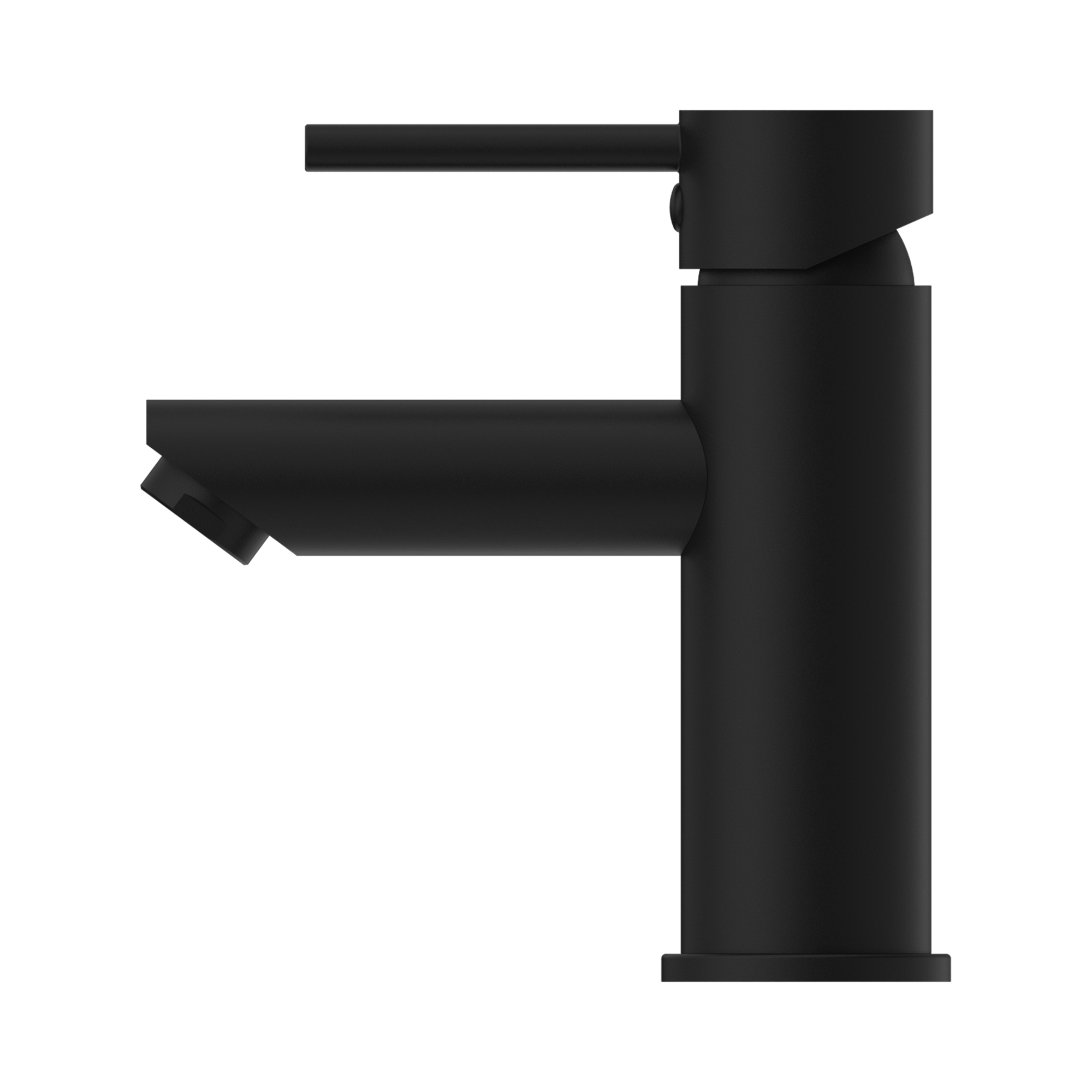 NR250802 MB Dolce Basin Mixer Straight Spout Matte Black image 2