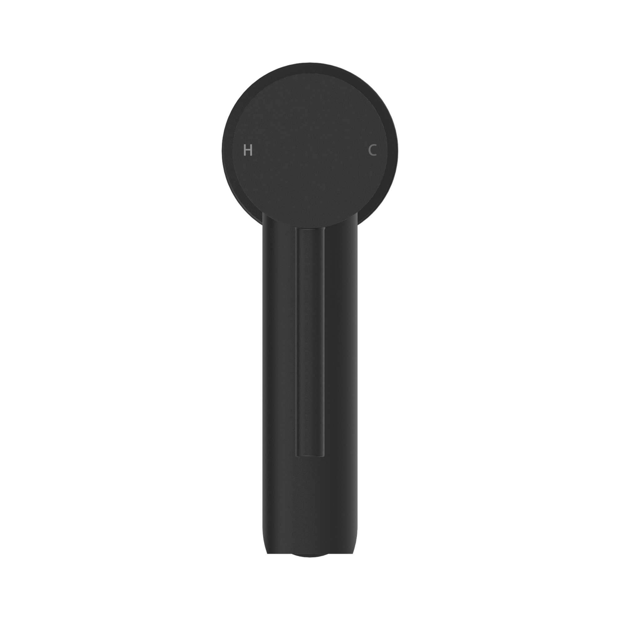 NR250802 MB Dolce Basin Mixer Straight Spout Matte Black image 3