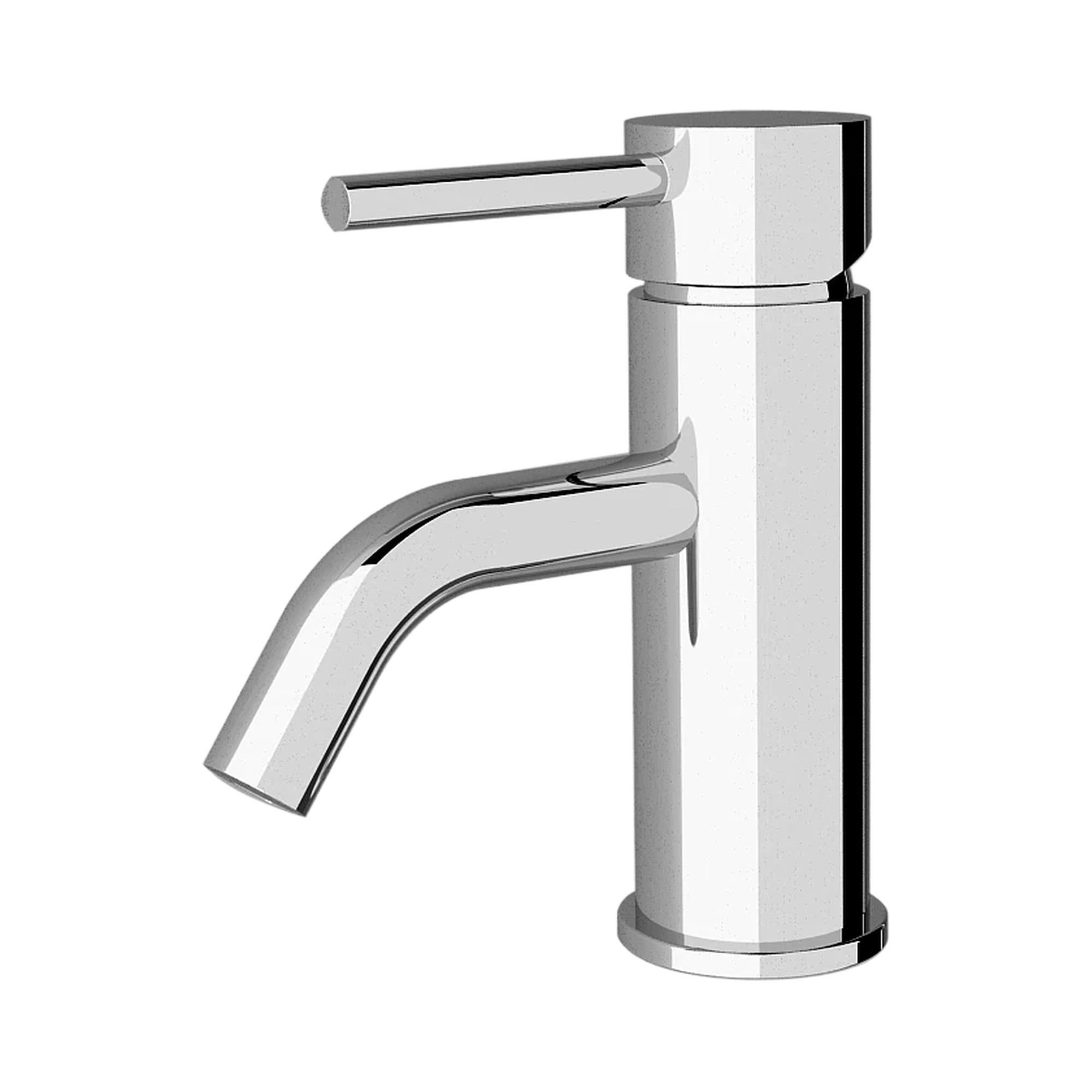 NR250802a CH Dolce Basin Mixer Stylish Spout Chrome image 1