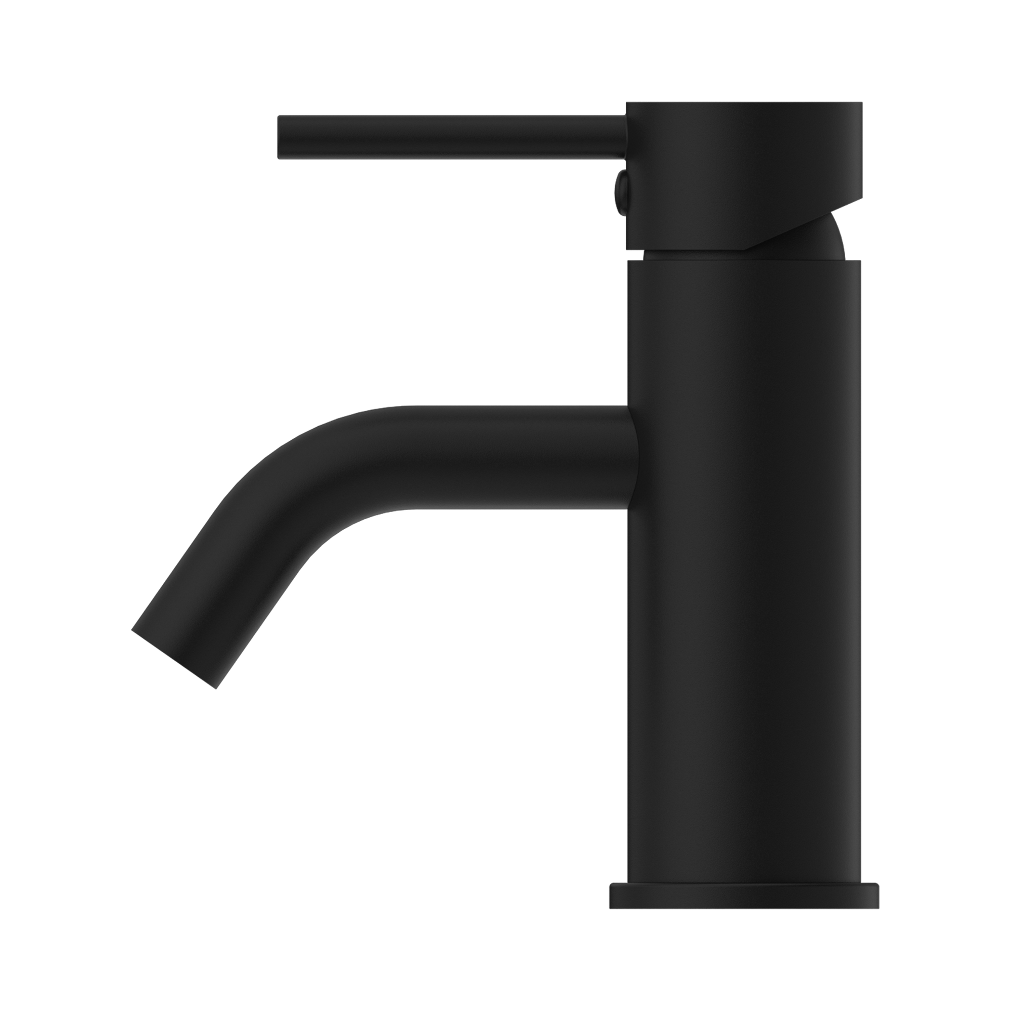 NR250802a MB Dolce Basin Mixer Stylish Spout Matte Black image 2