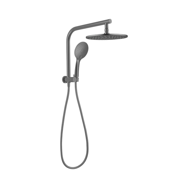 NR250805b GM Mecca 2 In 1 Twin Shower Gun Metal Thumb