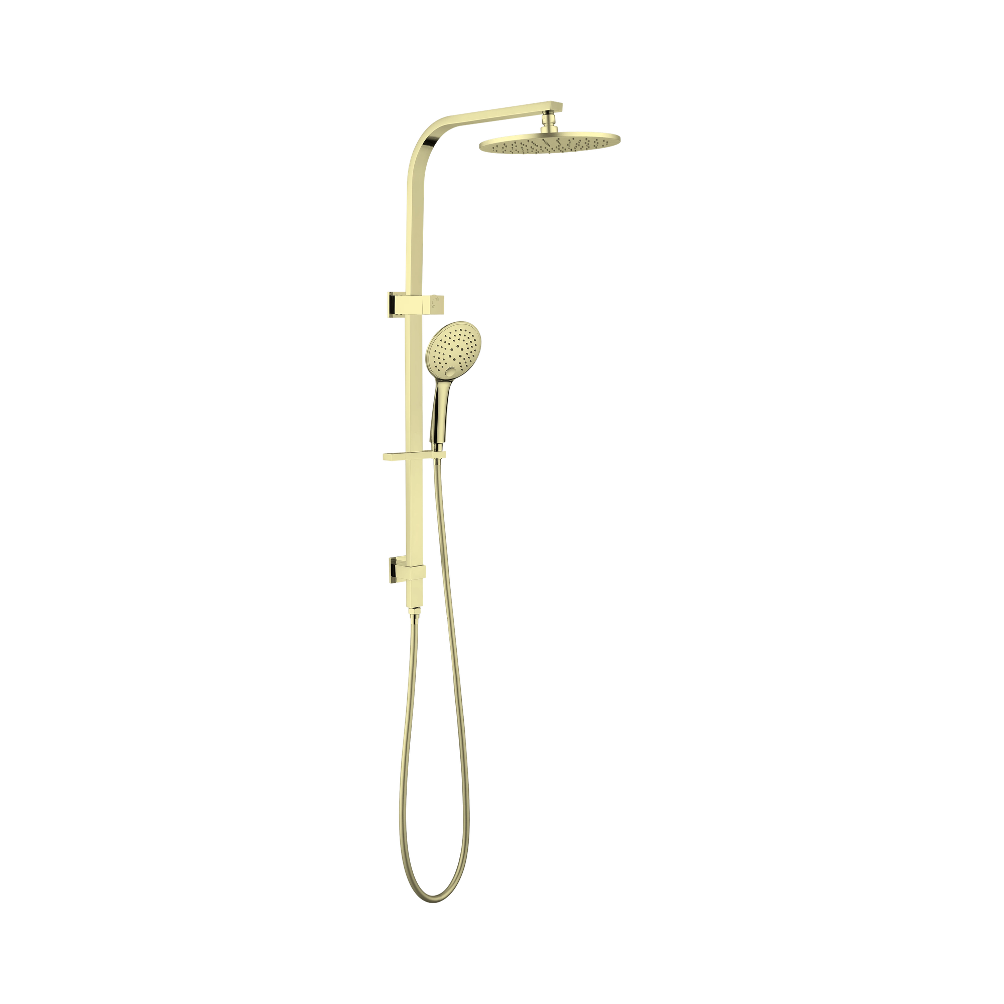 NR250805c BG Bianca Twin Shower Brushed Gold image 1