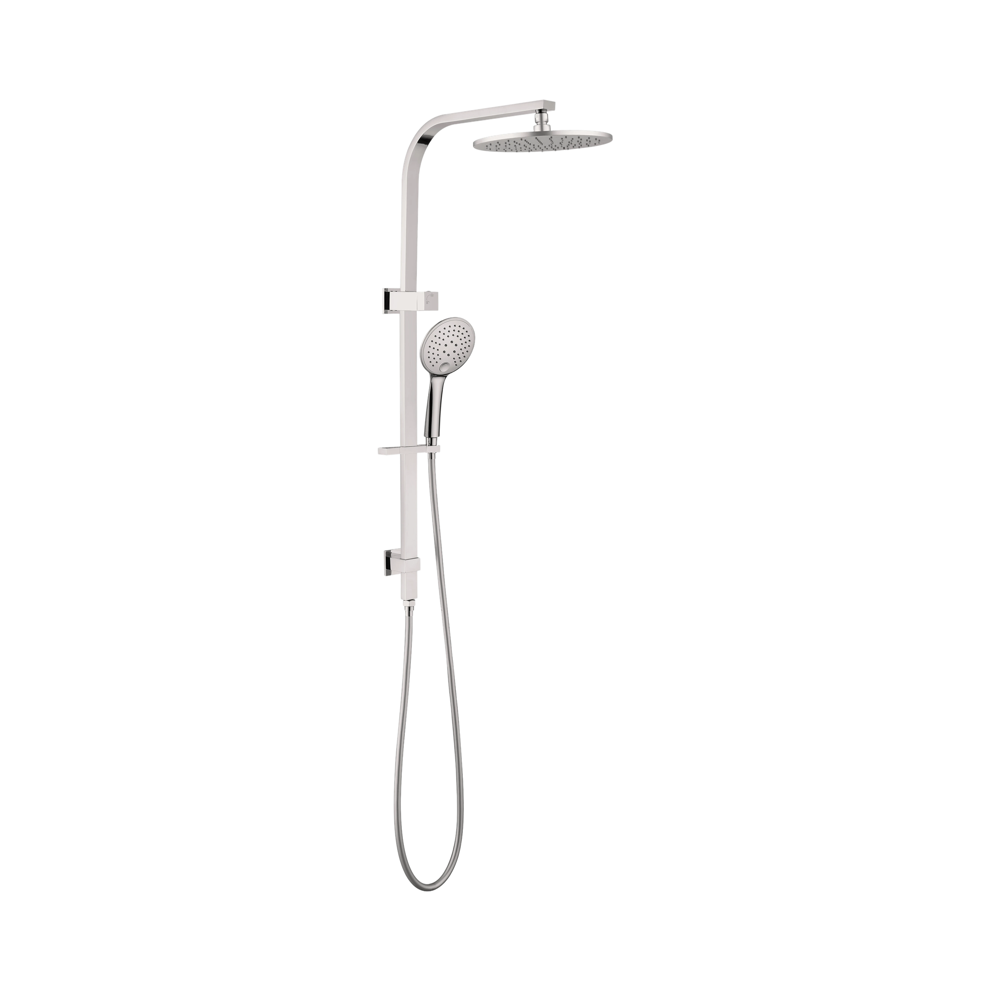 NR250805c BN Bianca Twin Shower Brushed Nickel image 1