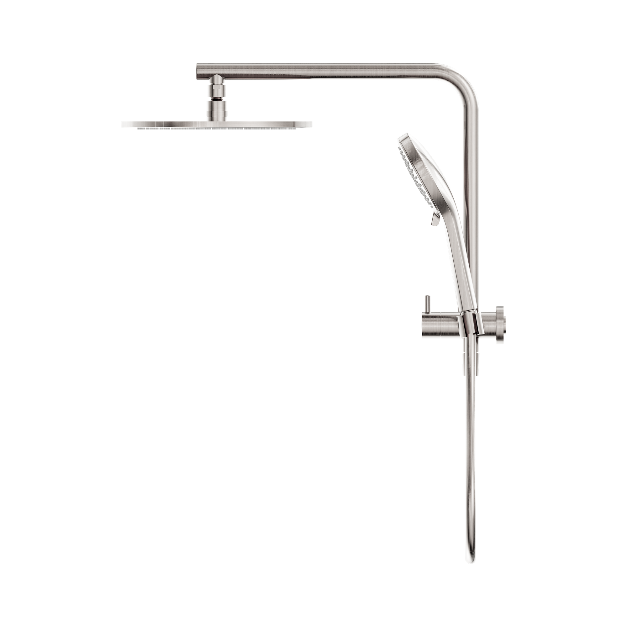 NR250805e BN Mecca 2 In 1 Twin Shower Brushed Nickel image 3