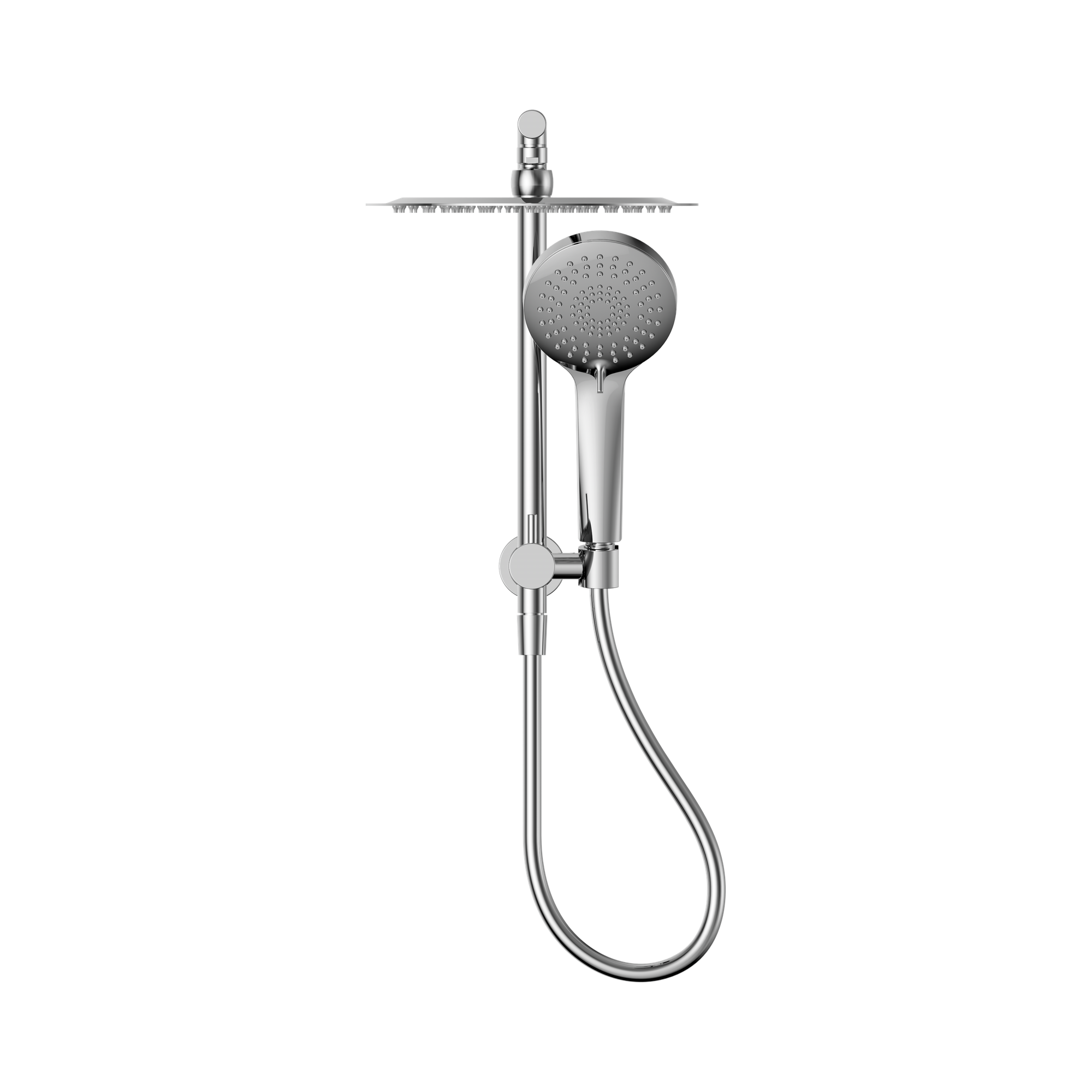 NR250805e CH Mecca 2 In 1 Twin Shower Chrome image 2