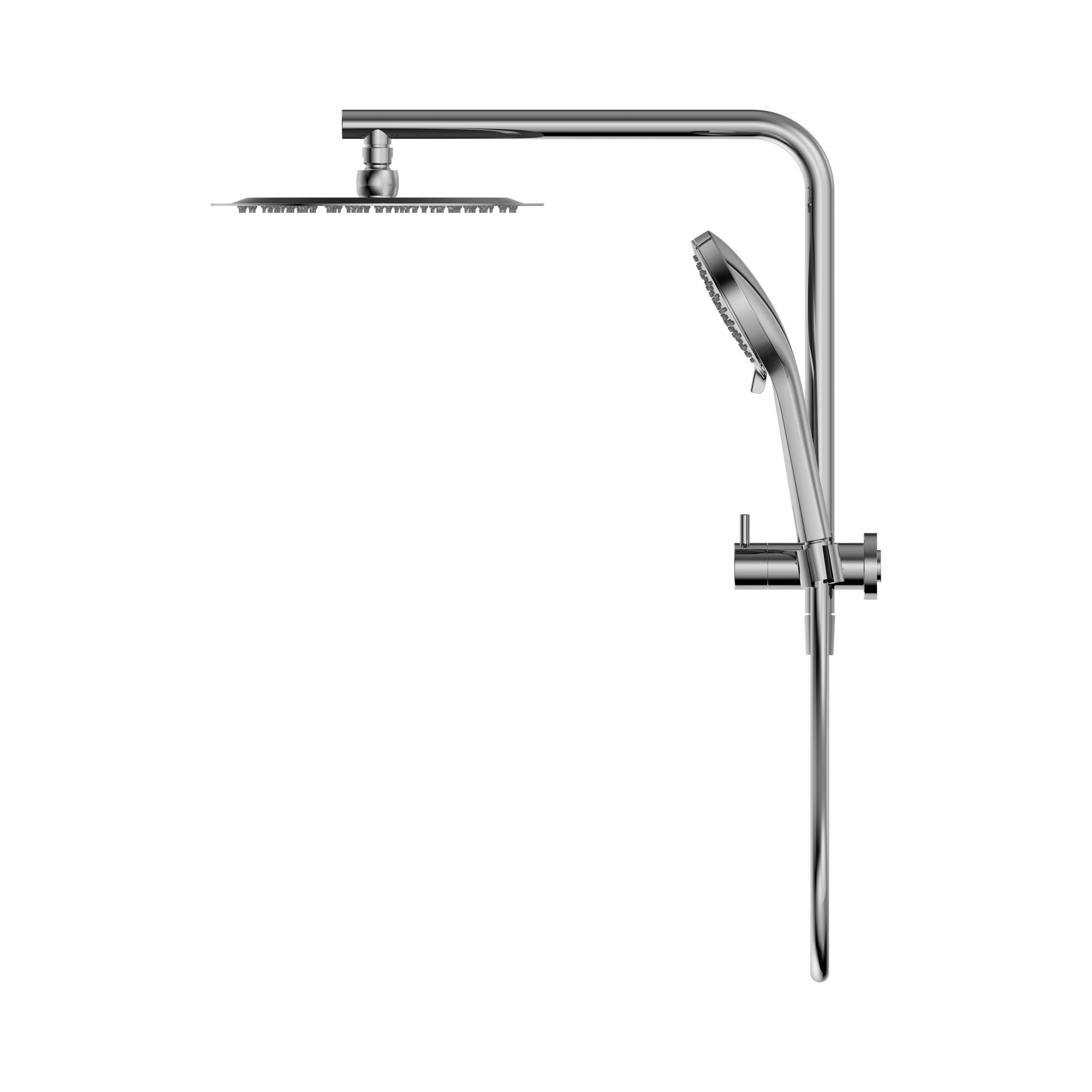 NR250805e CH Mecca 2 In 1 Twin Shower Chrome image 3