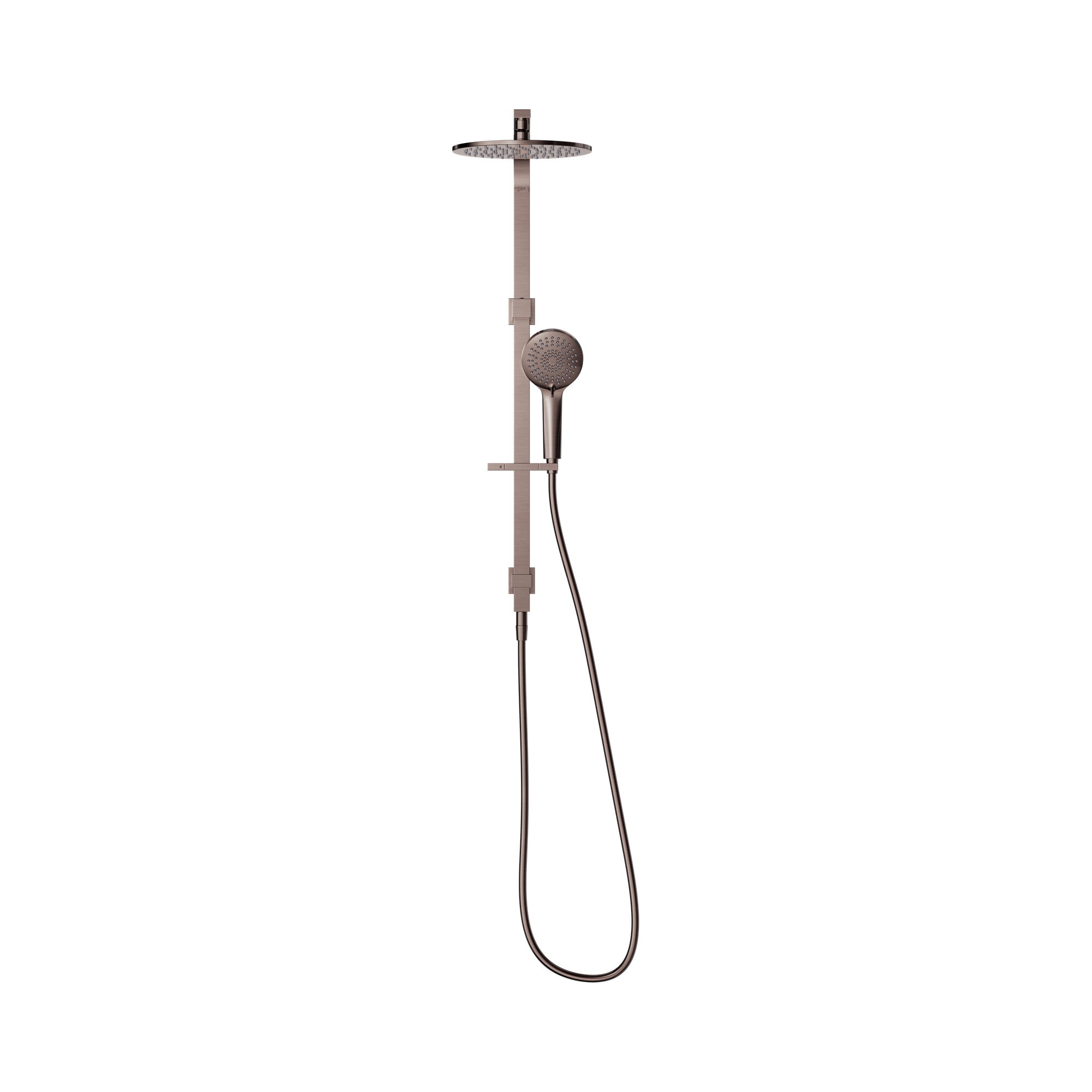 NR250805f BZ Bianca Twin Shower Brushed Bronze image 2