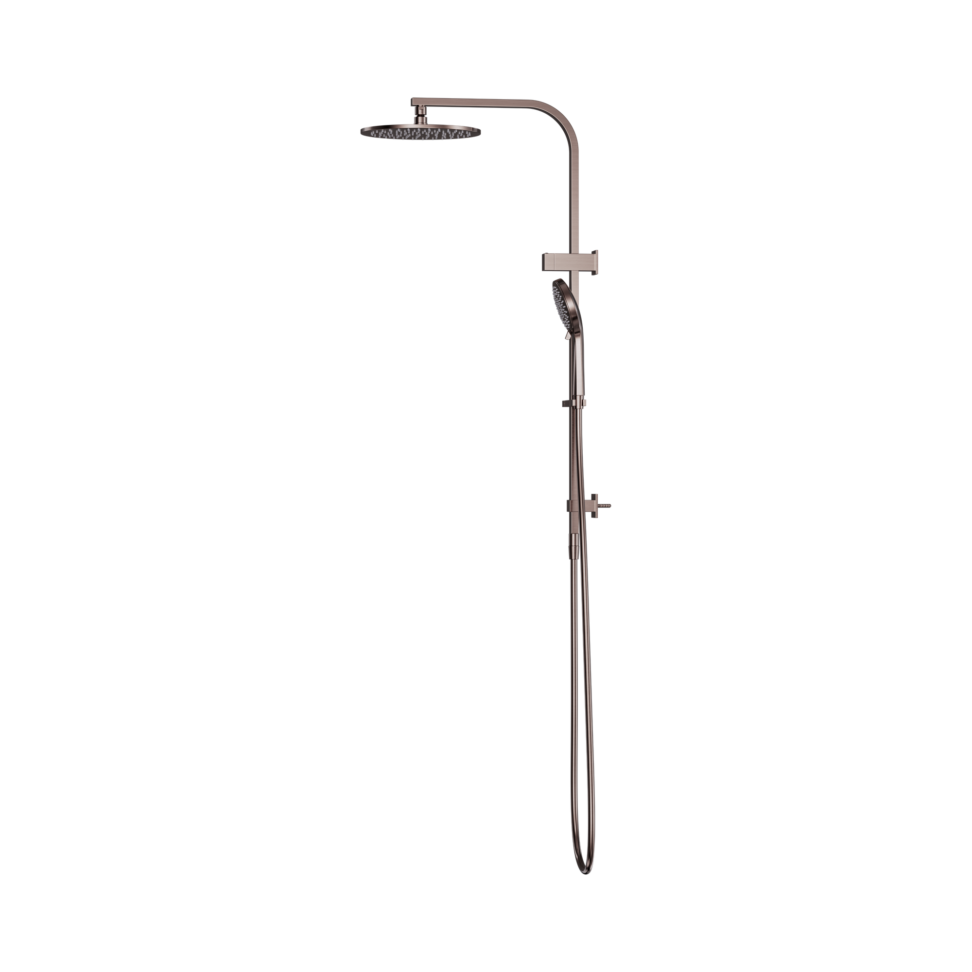 NR250805f BZ Bianca Twin Shower Brushed Bronze image 3