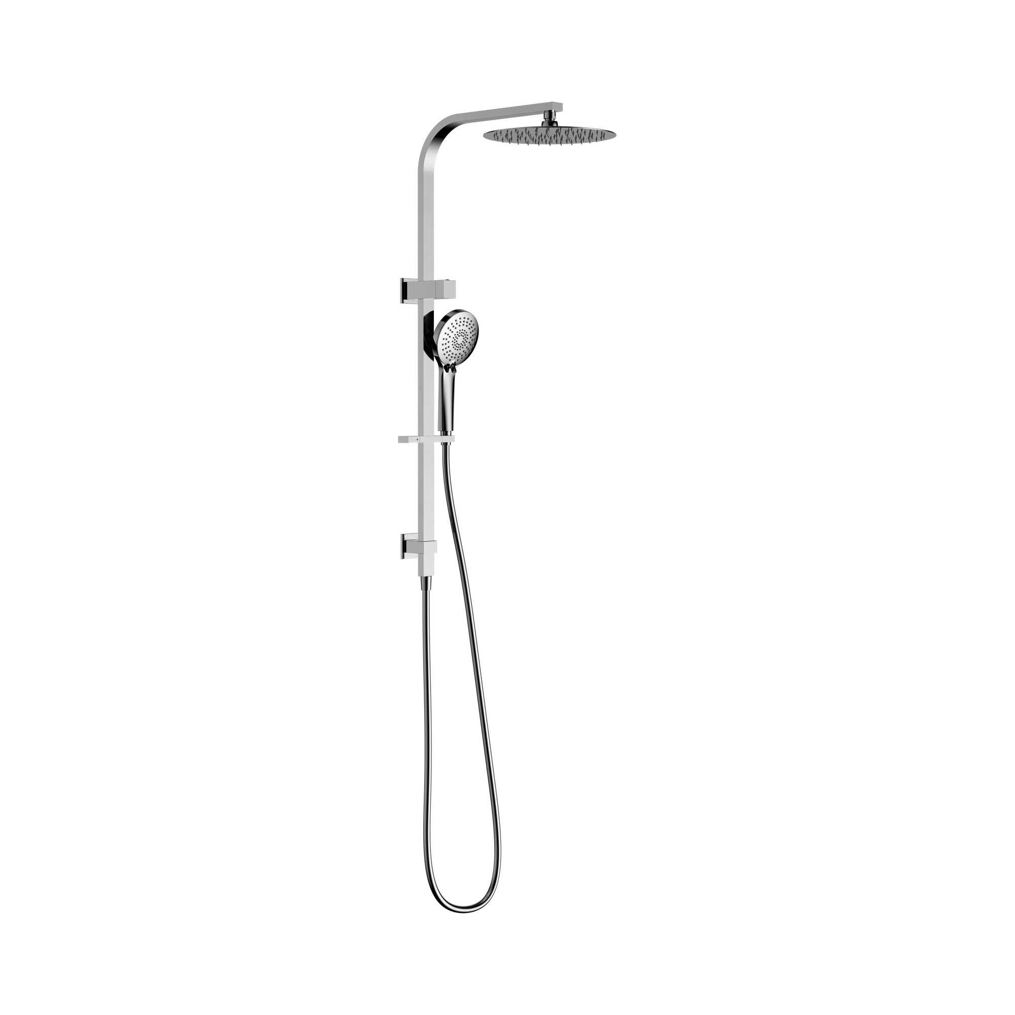 NR250805f CH Bianca Twin Shower Chrome image 1