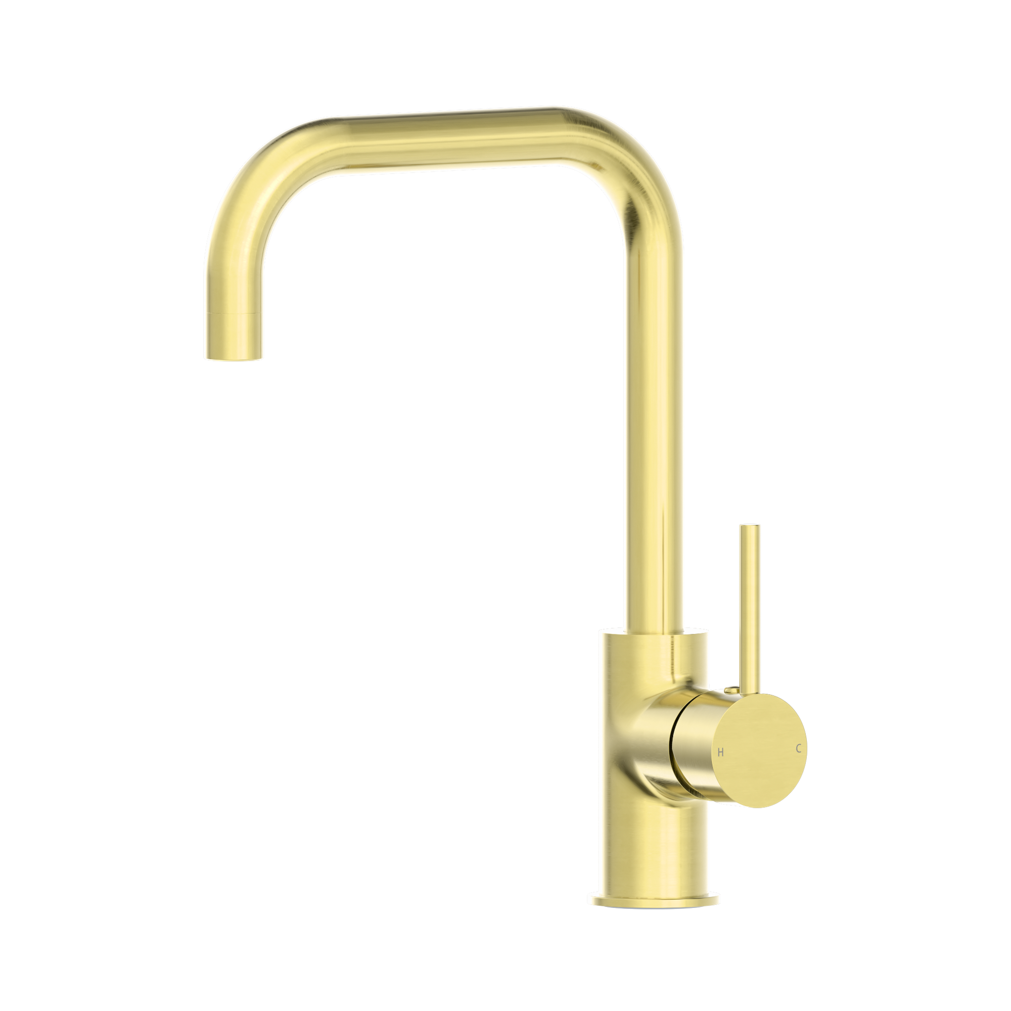 NR250806 BG Dolce Kitchen Mixer Square Shape Brushed Gold image 1