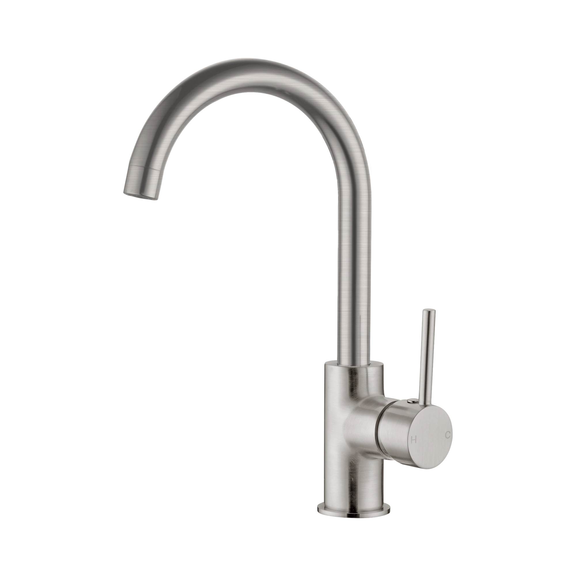 NR250807 BN Dolce Kitchen Mixer Gooseneck Brushed Nickel image 1