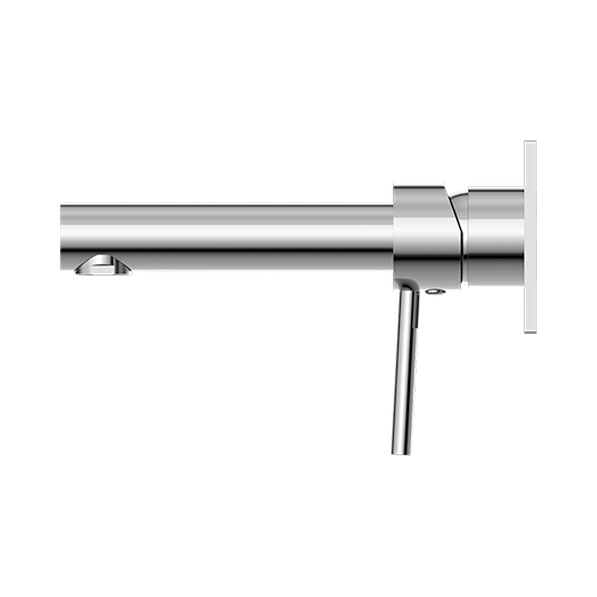 NR250807a CH Dolce Wall Basin Mixer Straight Spout Chrome image 3