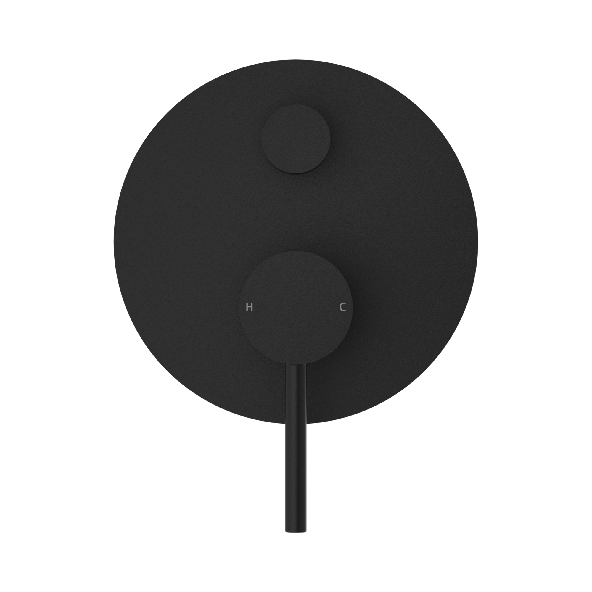 NR250809a MB Dolce Shower Mixer With Divertor Matte Black image 2