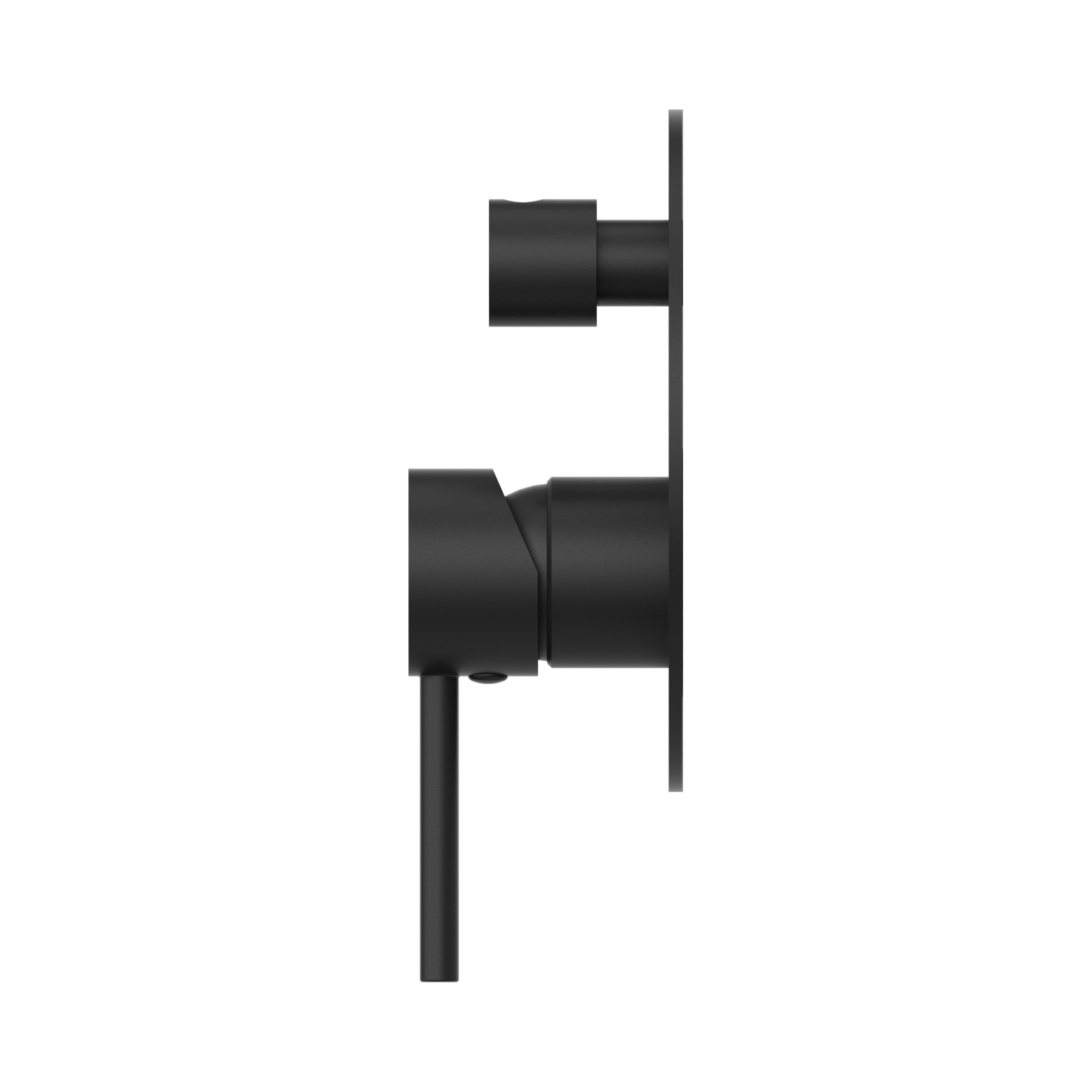 NR250809a MB Dolce Shower Mixer With Divertor Matte Black image 3