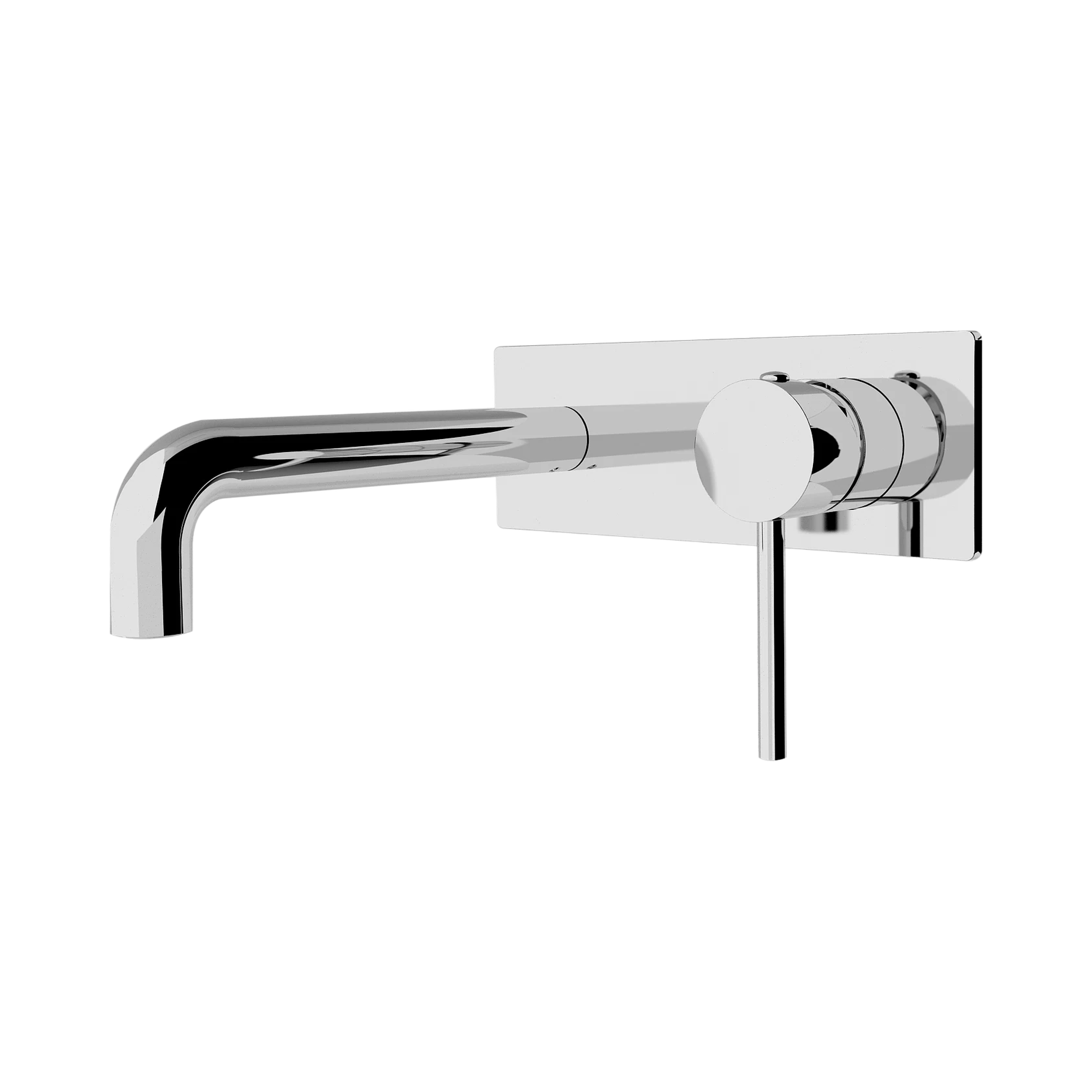 NR250810b CH Dolce Wall Basin Bath Mixer Chrome image 1