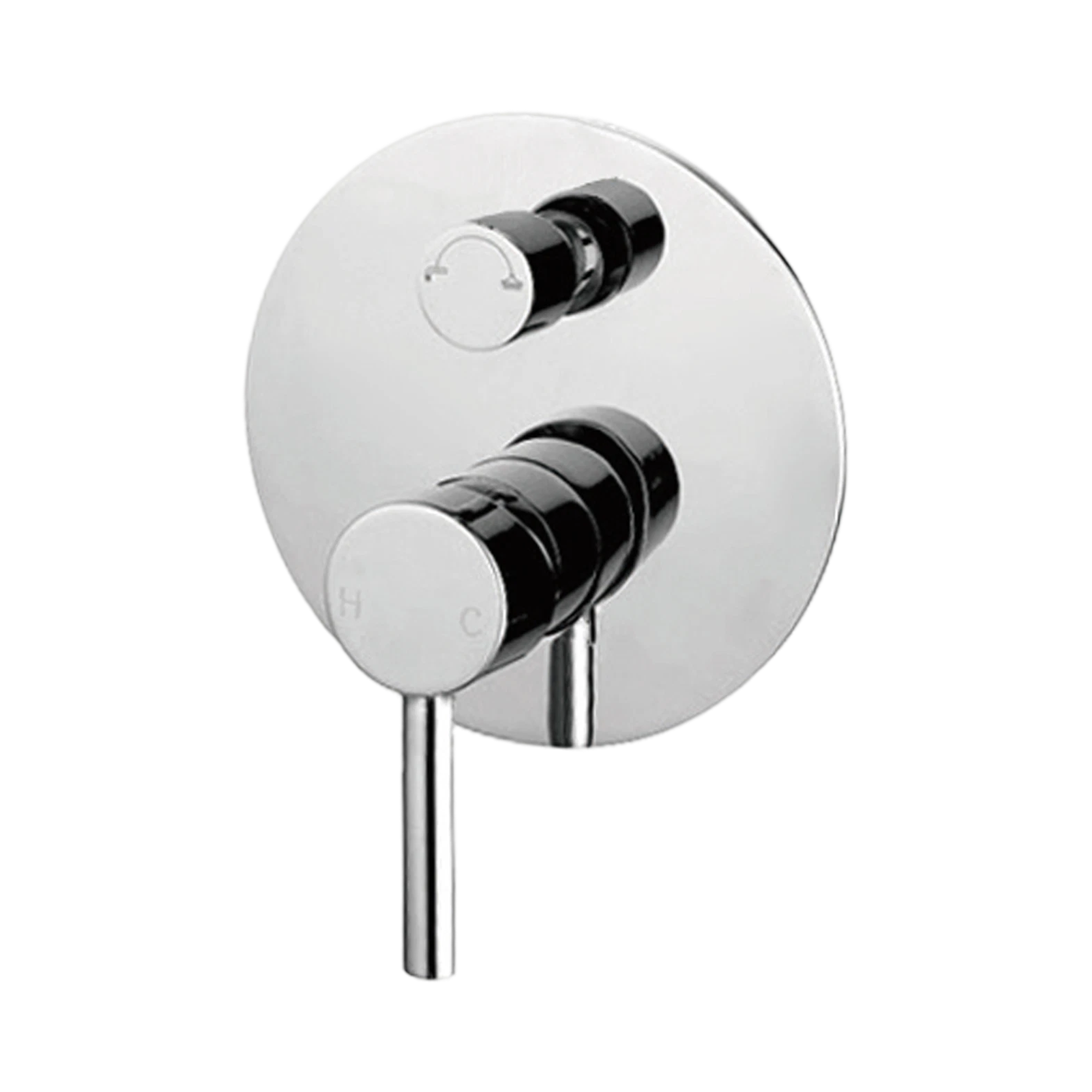 NR250811 ACH Dolce Shower Mixer With Divertor Chrome image 1