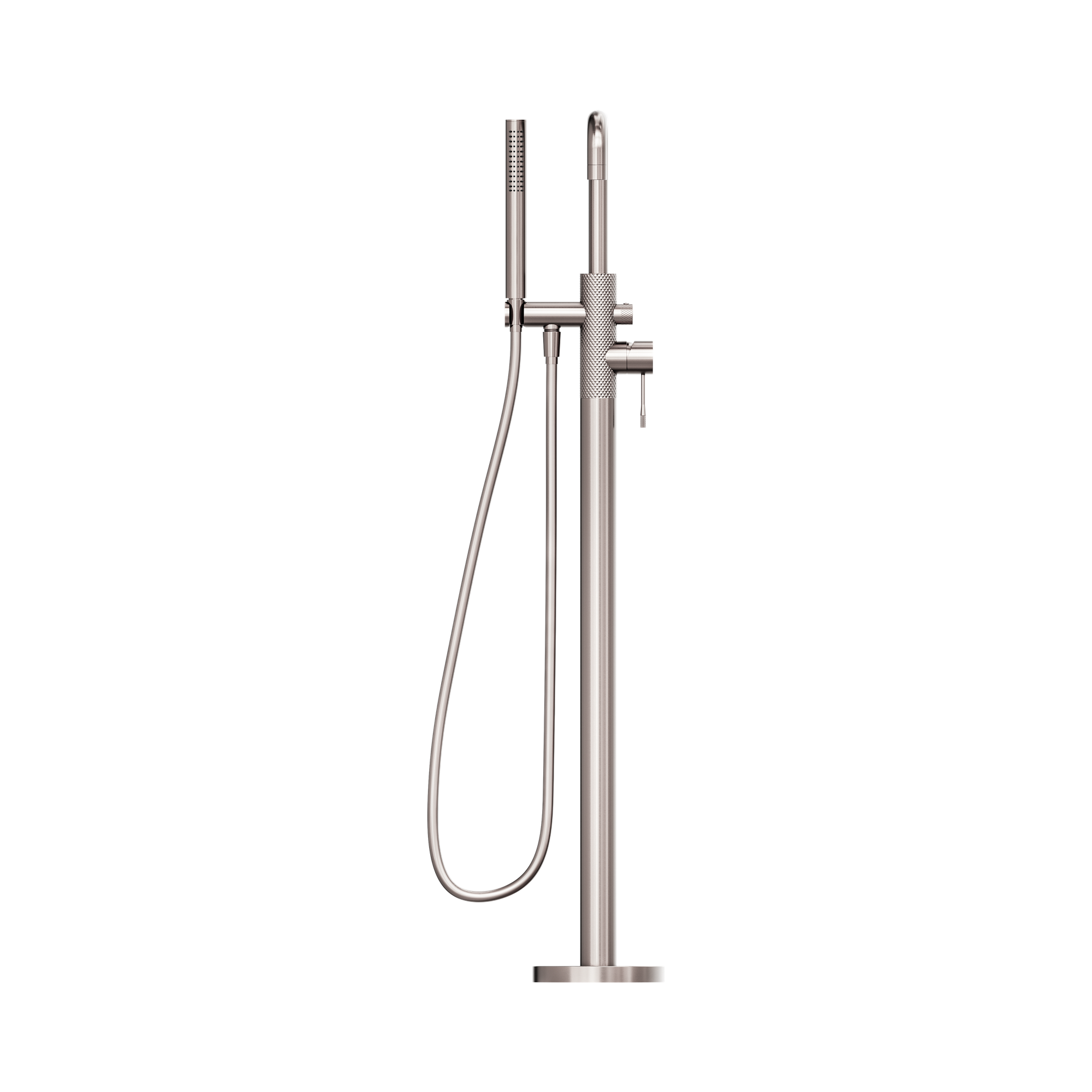 NR251903 ABN Opal Freestanding Bath Mixer With Hand Shower Brushed Nickel image 2