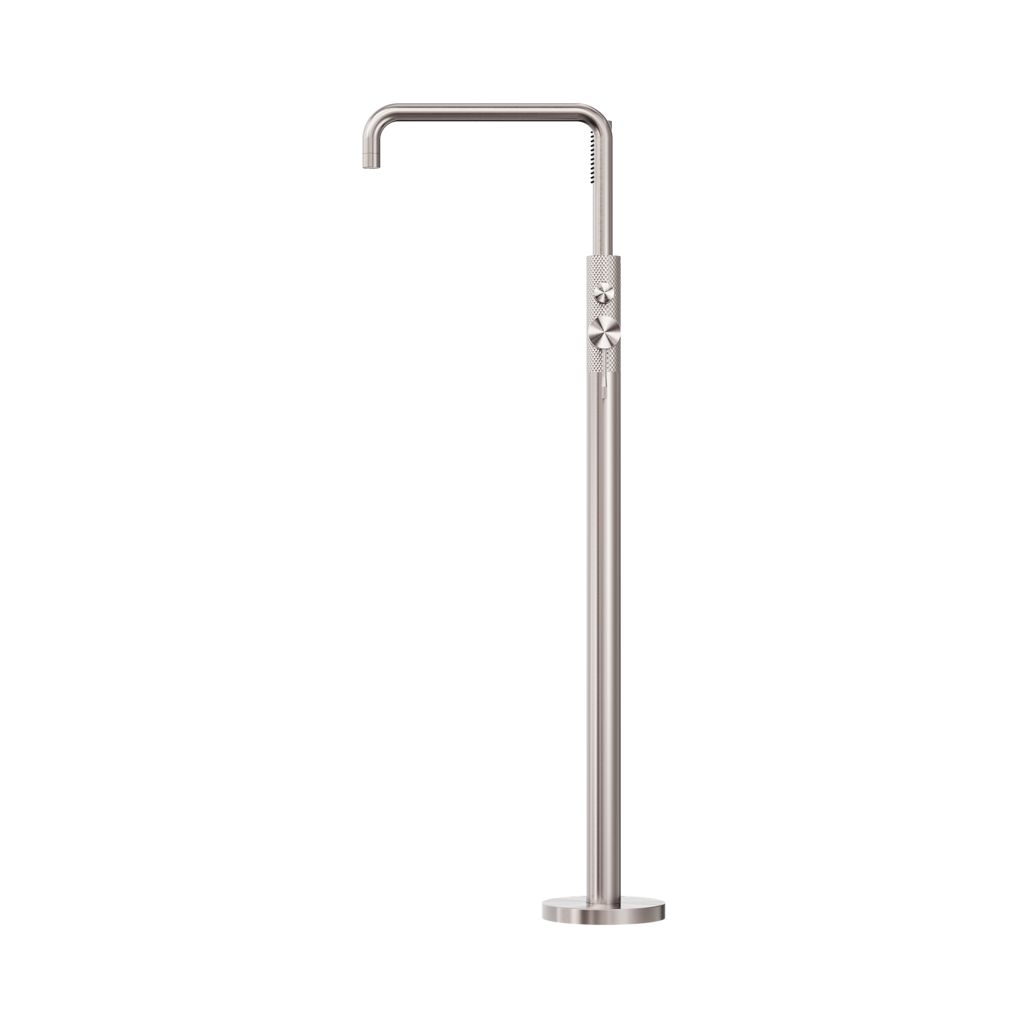 NR251903 ABN Opal Freestanding Bath Mixer With Hand Shower Brushed Nickel image 3