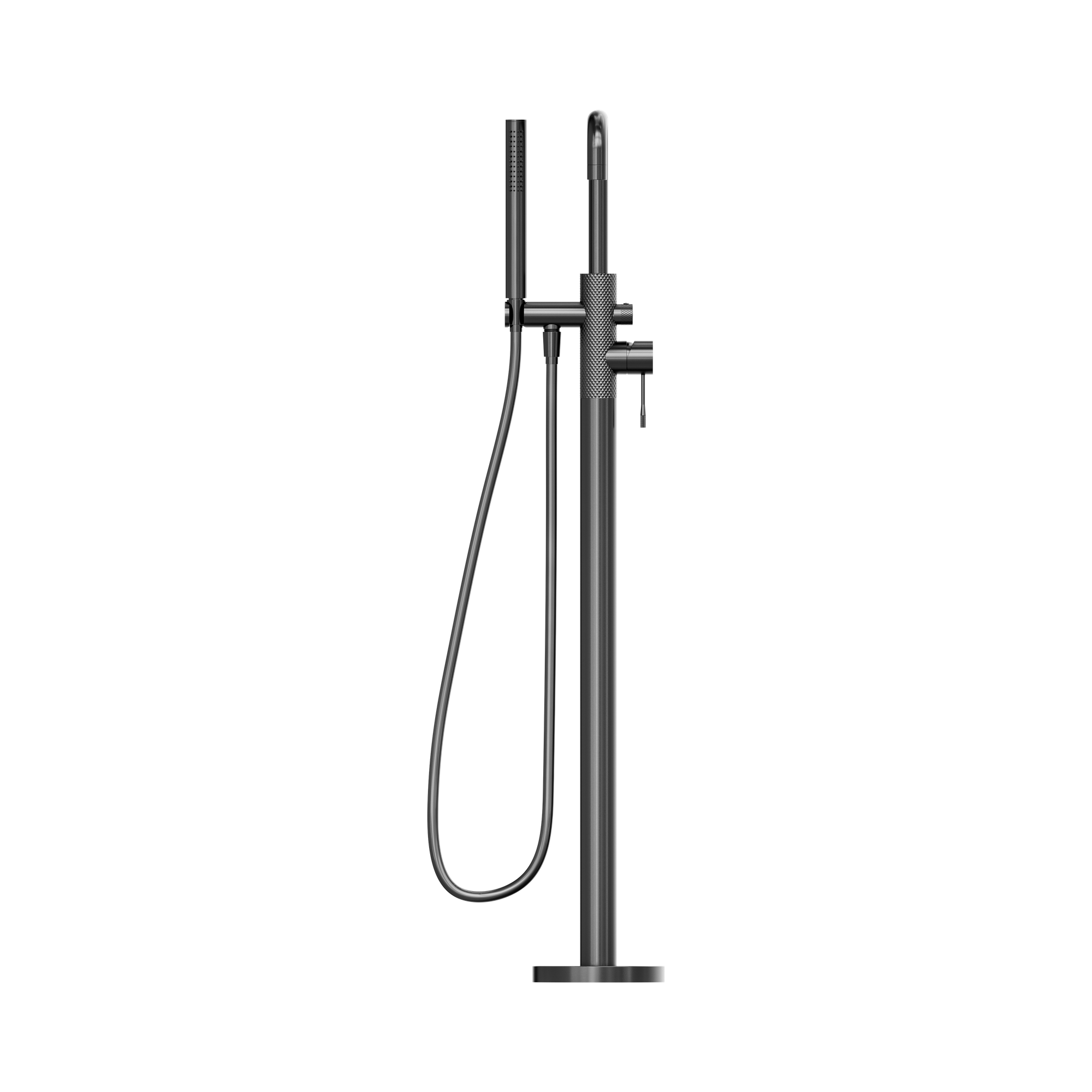 NR251903 AGR Opal Freestanding Bath Mixer With Hand Shower Graphite image 2