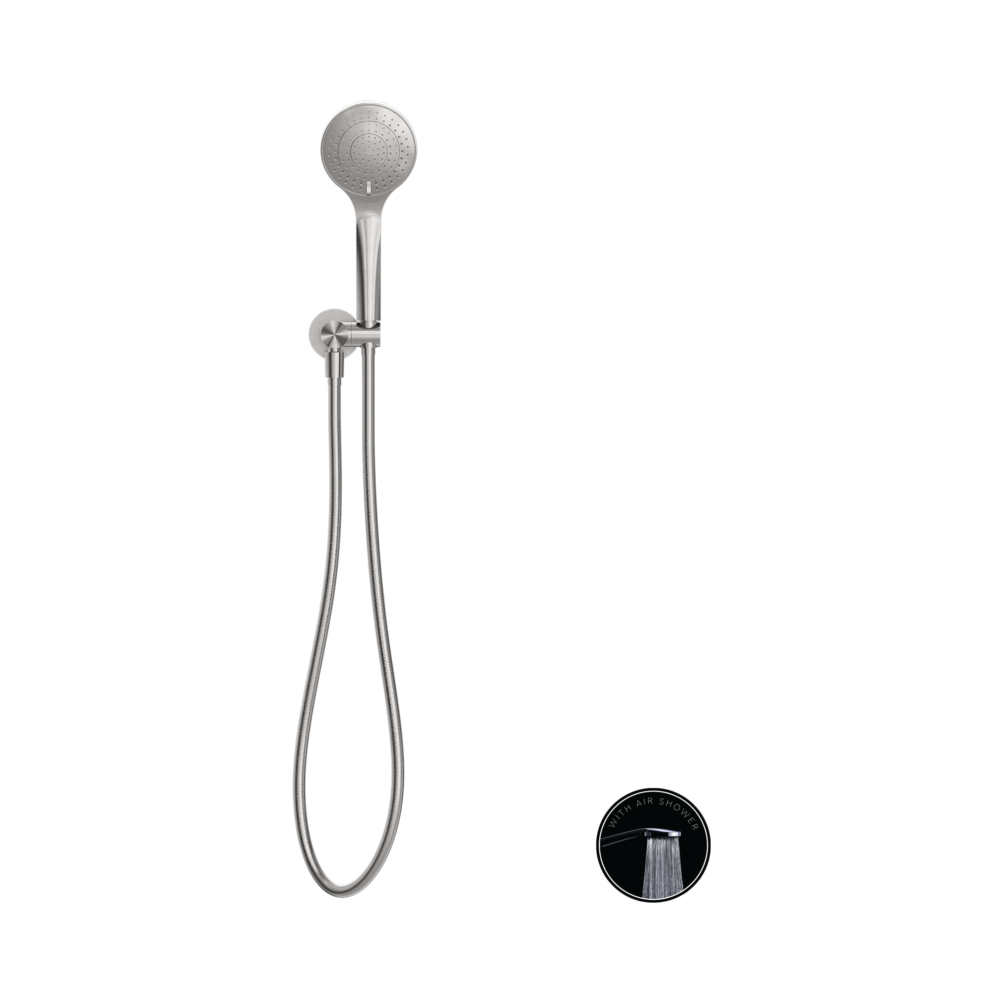 NR251905 BN Opal Shower On Bracket With Air Shower Brushed Nickel image 2