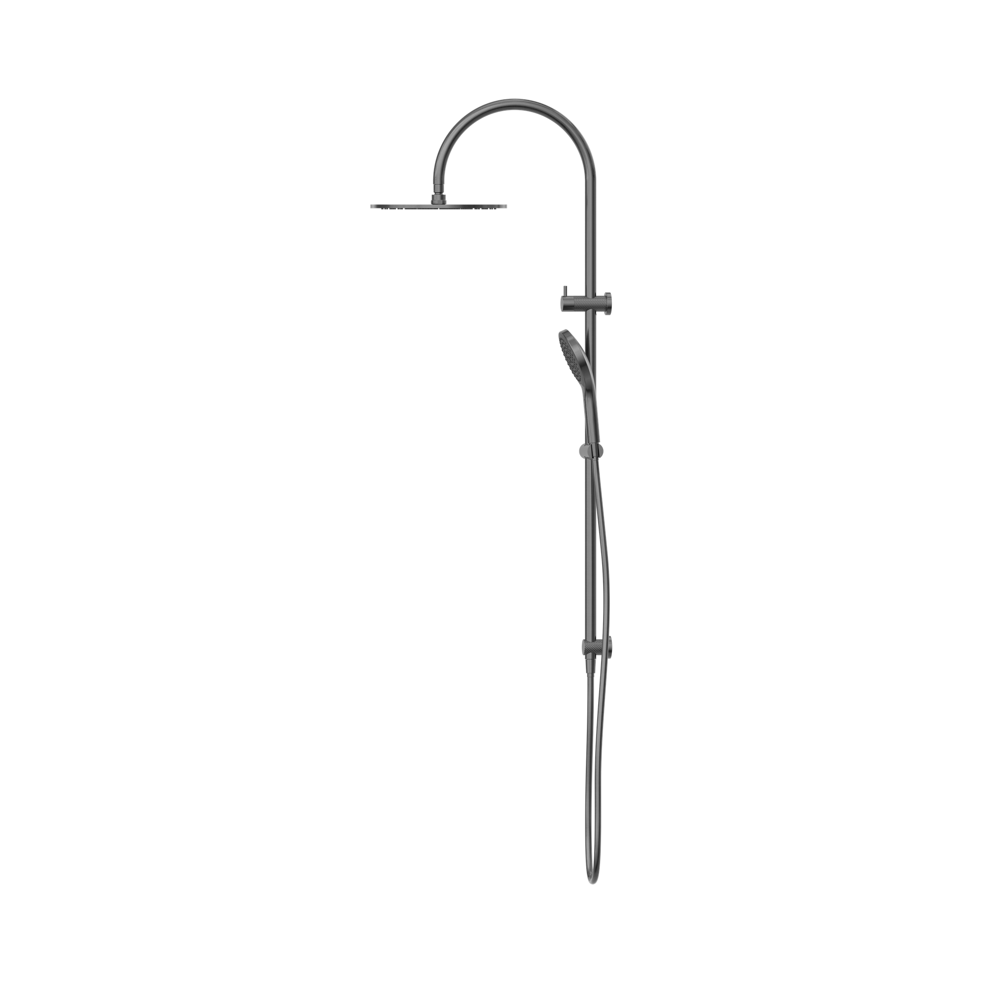 NR251905 HGR Opal Twin Shower With Air Shower II Graphite image 3