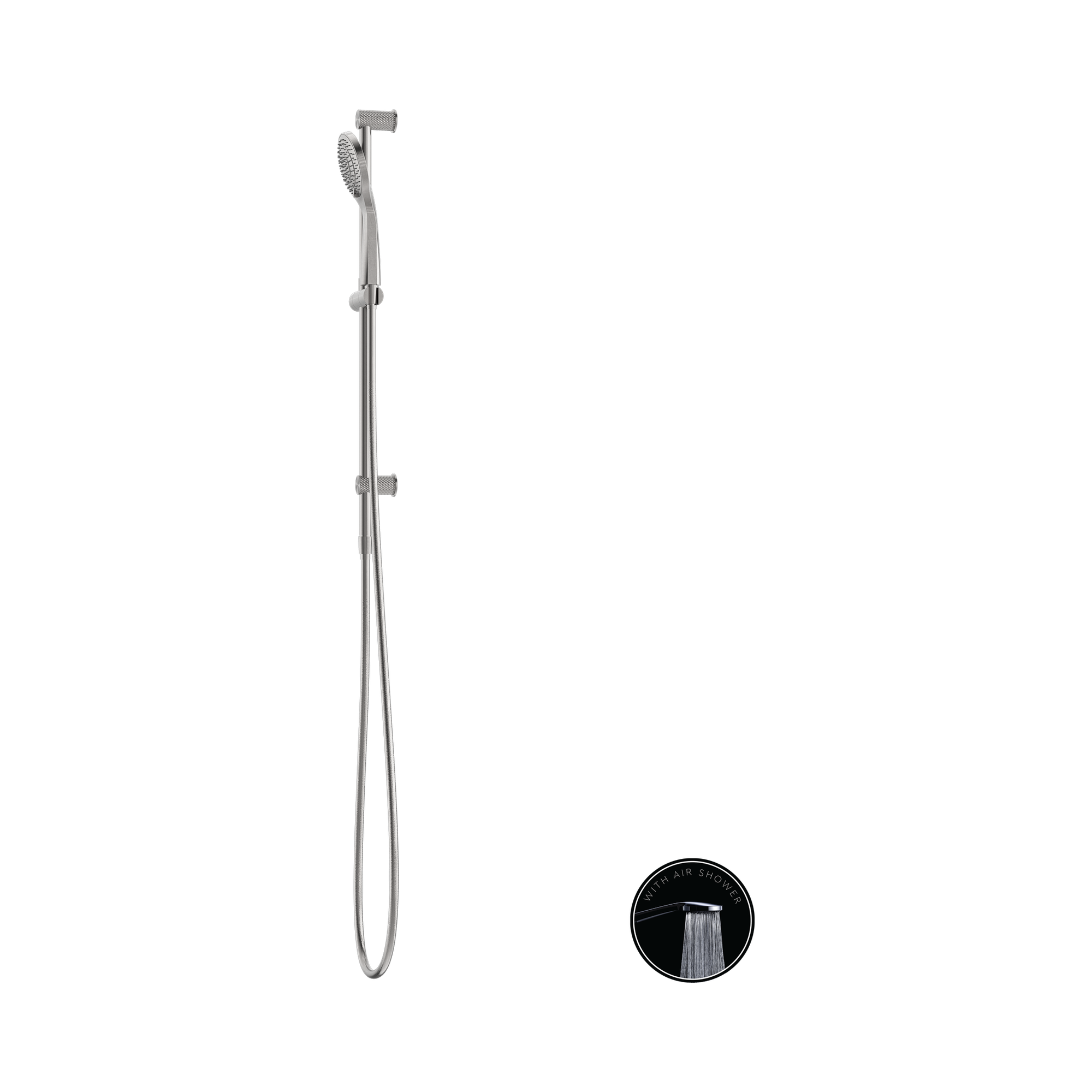 NR251905a BN Opal Shower Rail With Air Shower Brushed Nickel image 3