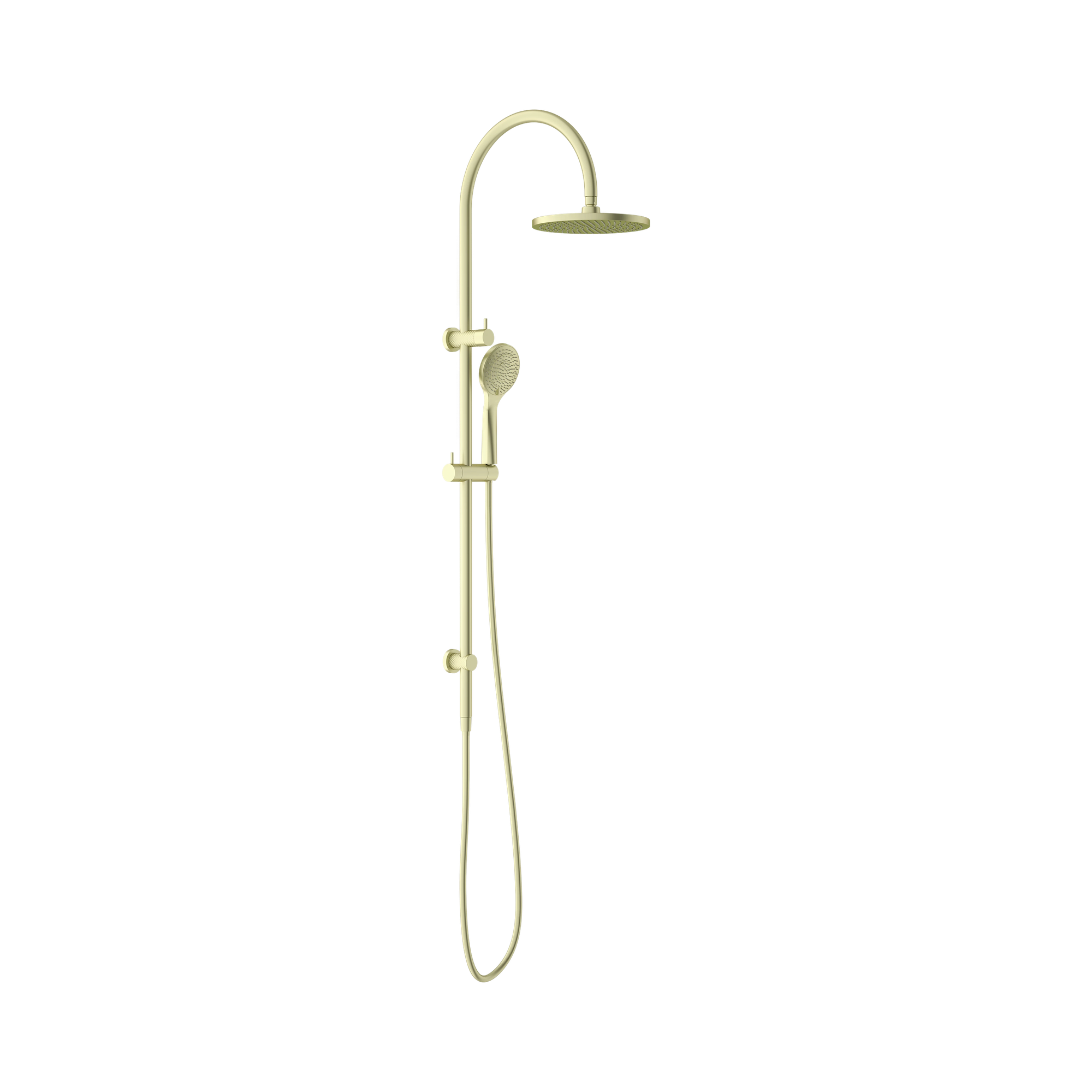 NR251905b BG Opal Twin Shower With Air Shower Brushed Gold image 1