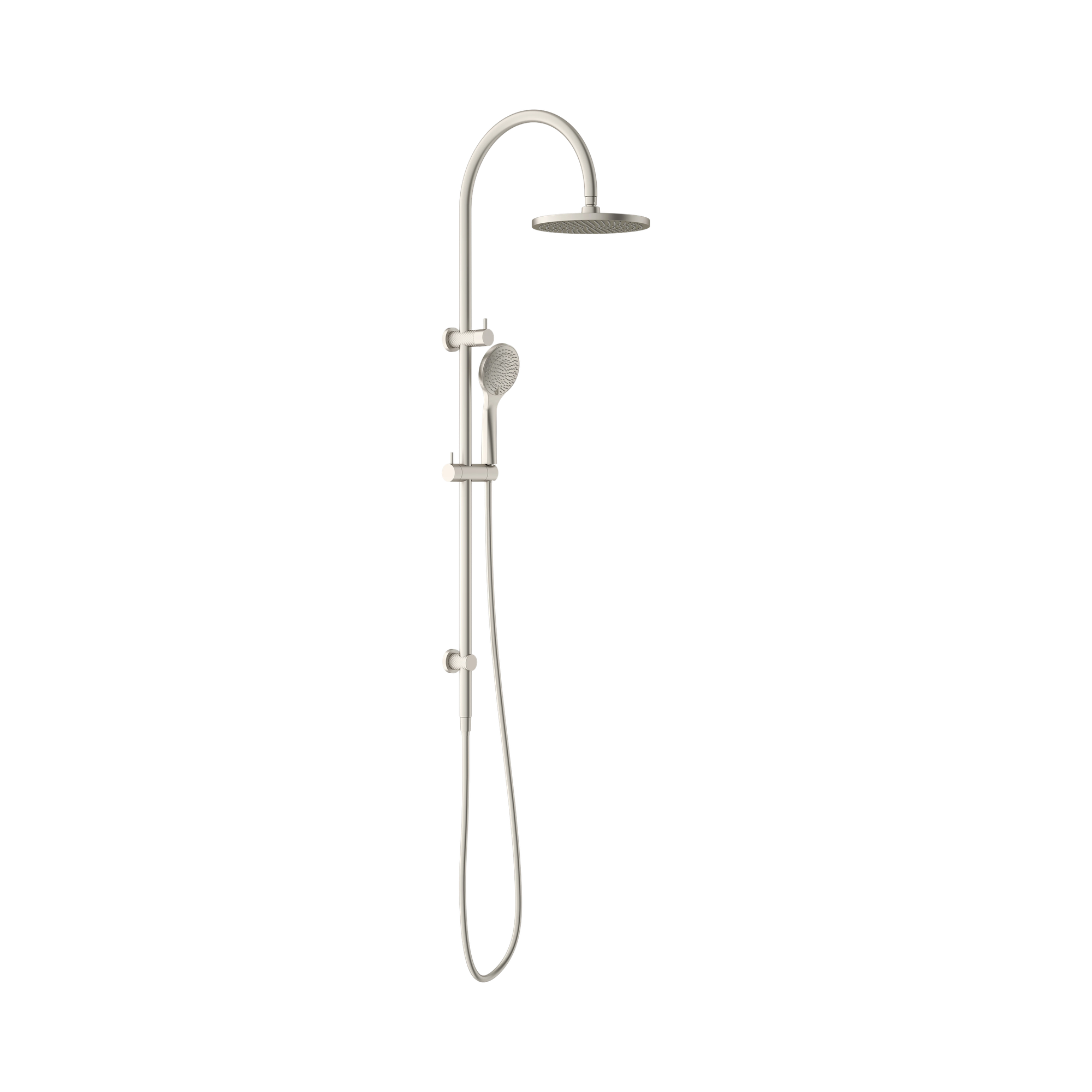 NR251905b BN Opal Twin Shower With Air Shower Brushed Nickel image 1