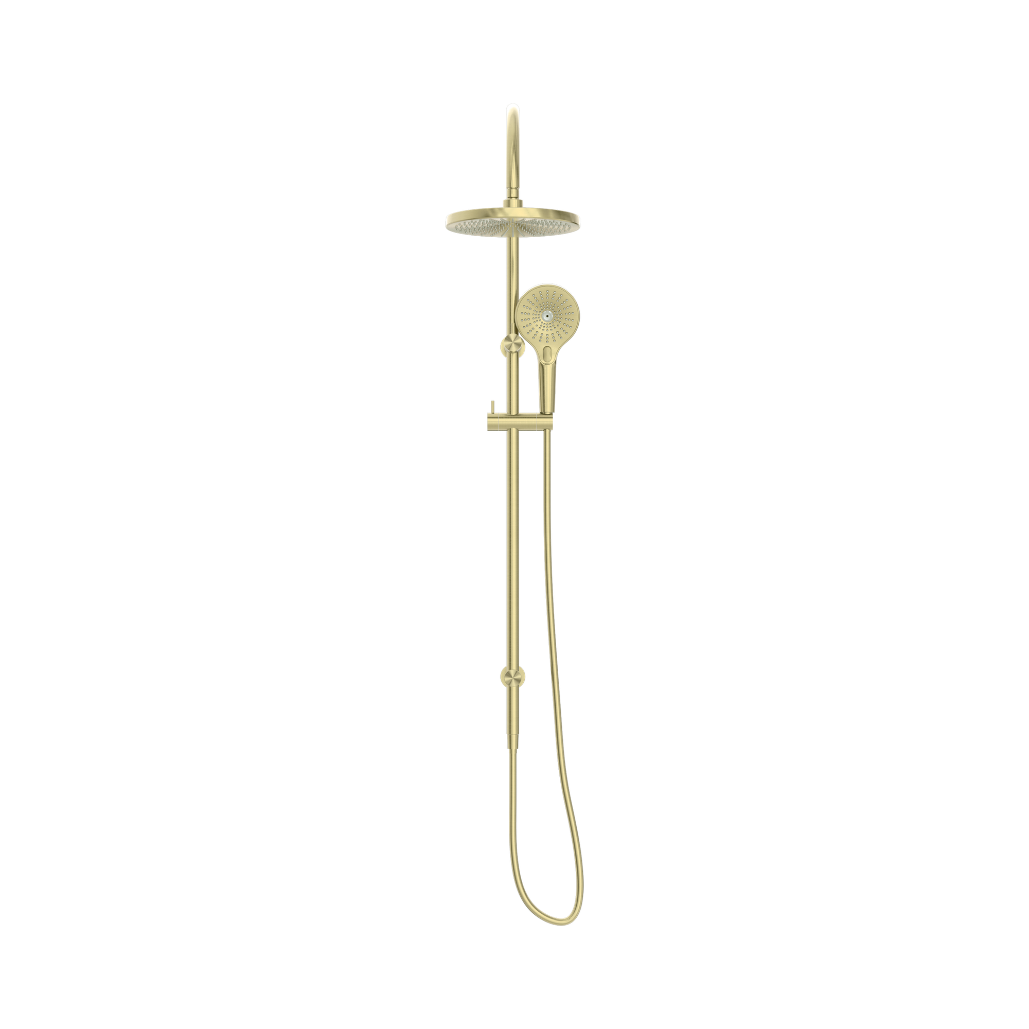 NR251905e BG Opal Twin Shower Brushed Gold image 2