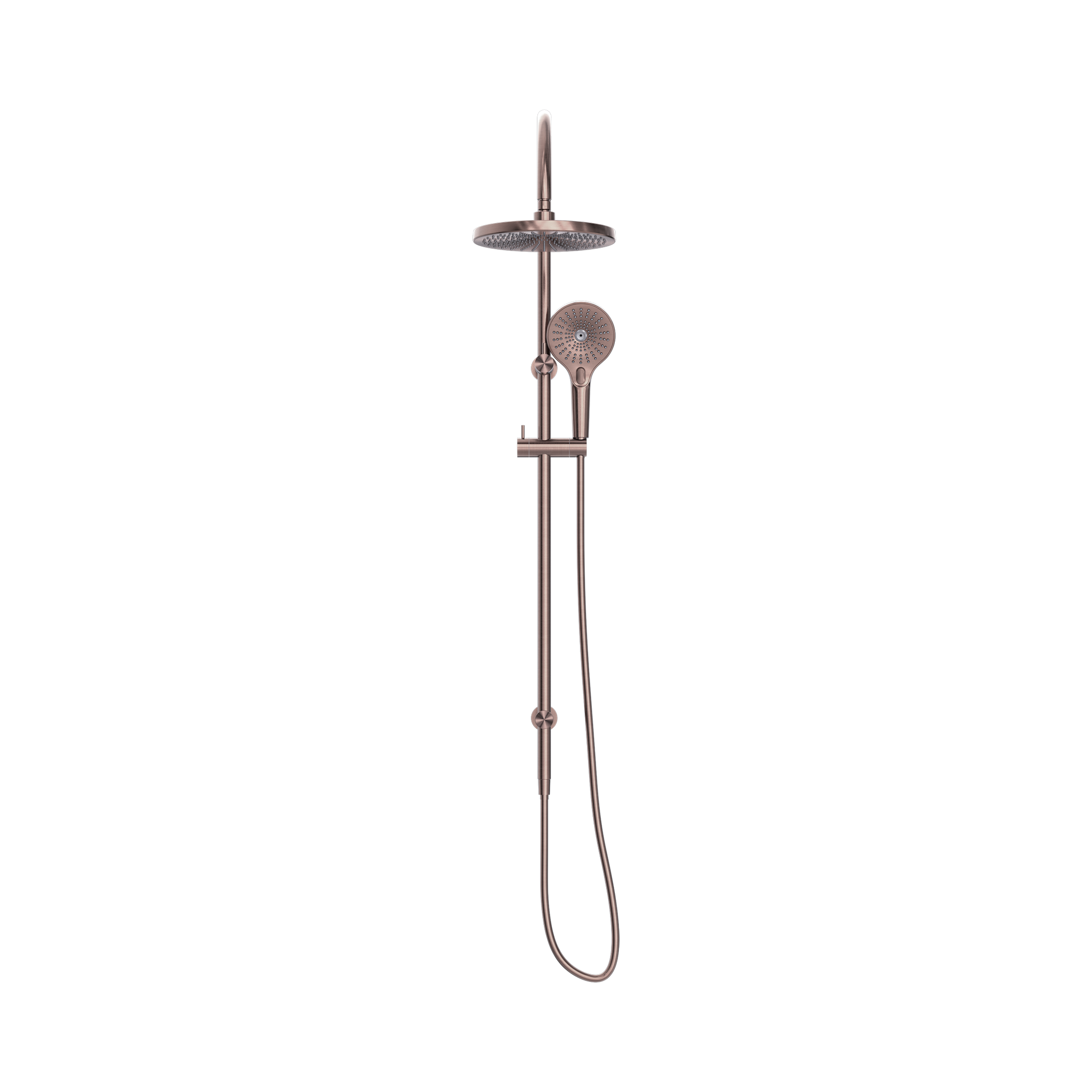 NR251905e BZ Opal Twin Shower Brushed Bronze image 2