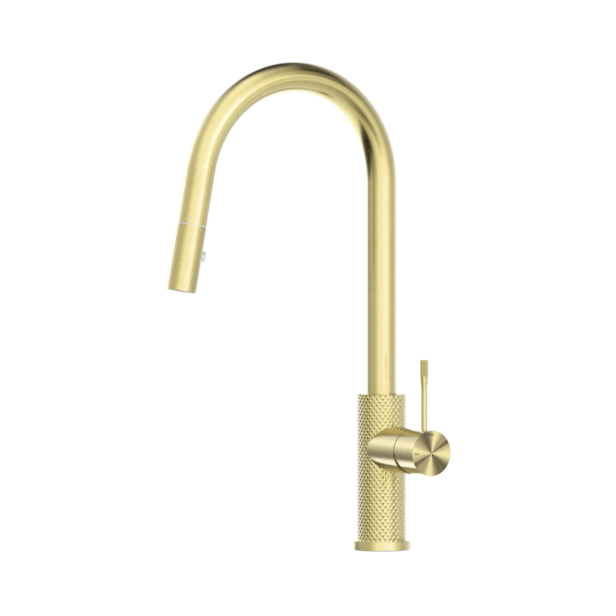 NR251908 BG Opal Pull Out Sink Mixer With Vegie Spray Function Brushed Gold image 1