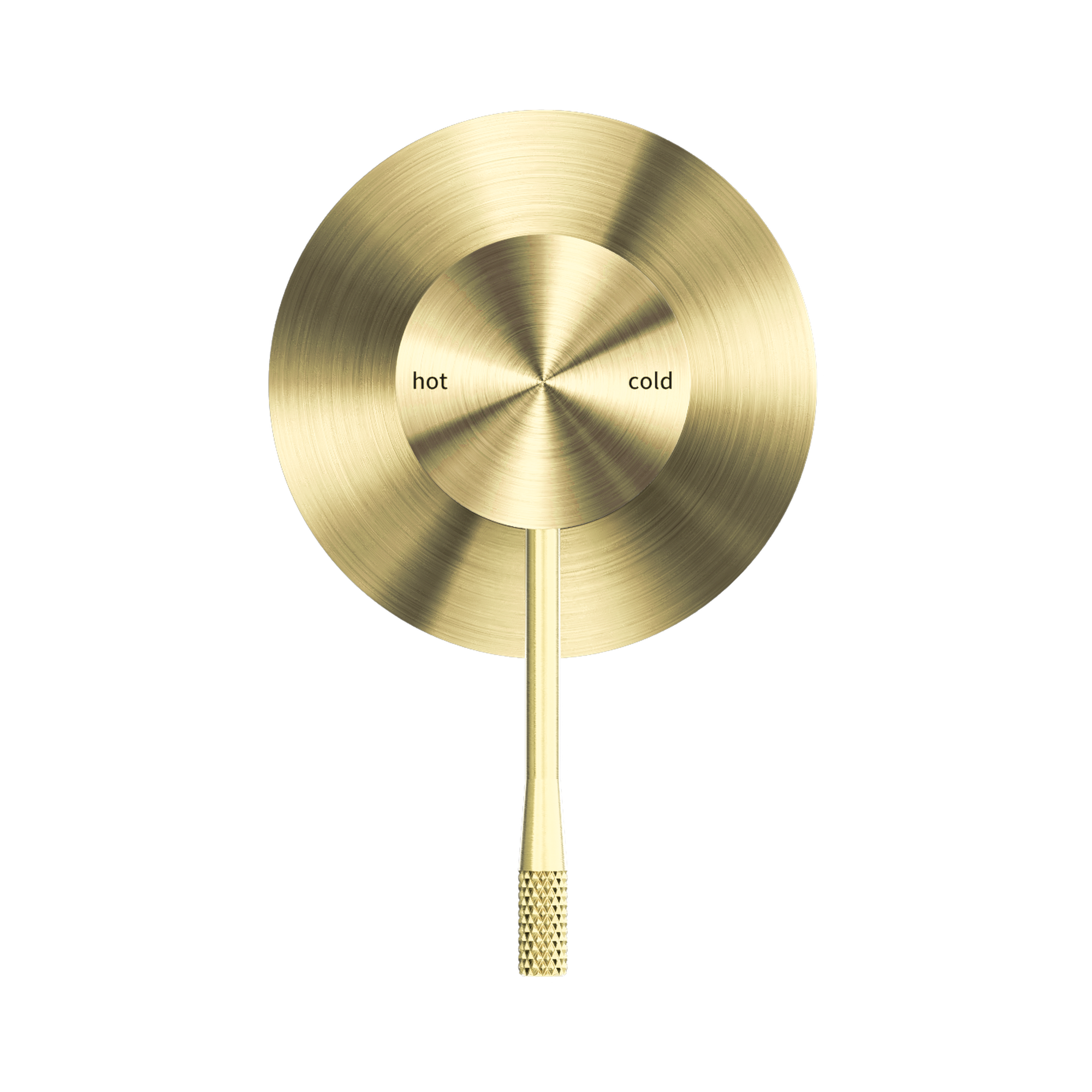 NR251909 BG Opal Shower Mixer 80mm Plate Brushed Gold image 2