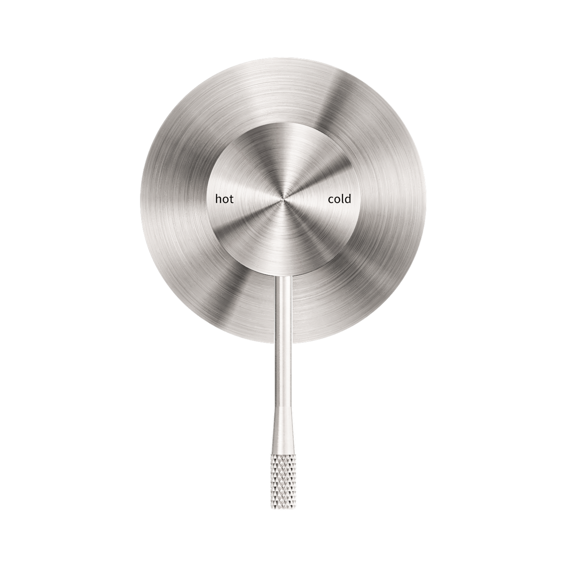 NR251909 BN Opal Shower Mixer 80mm Plate Brushed Nickel image 2