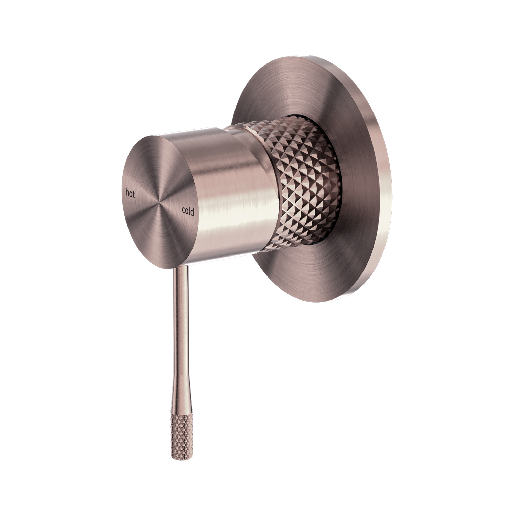 NR251909 BZ Opal Shower Mixer 80mm Plate Brushed Bronze image 1