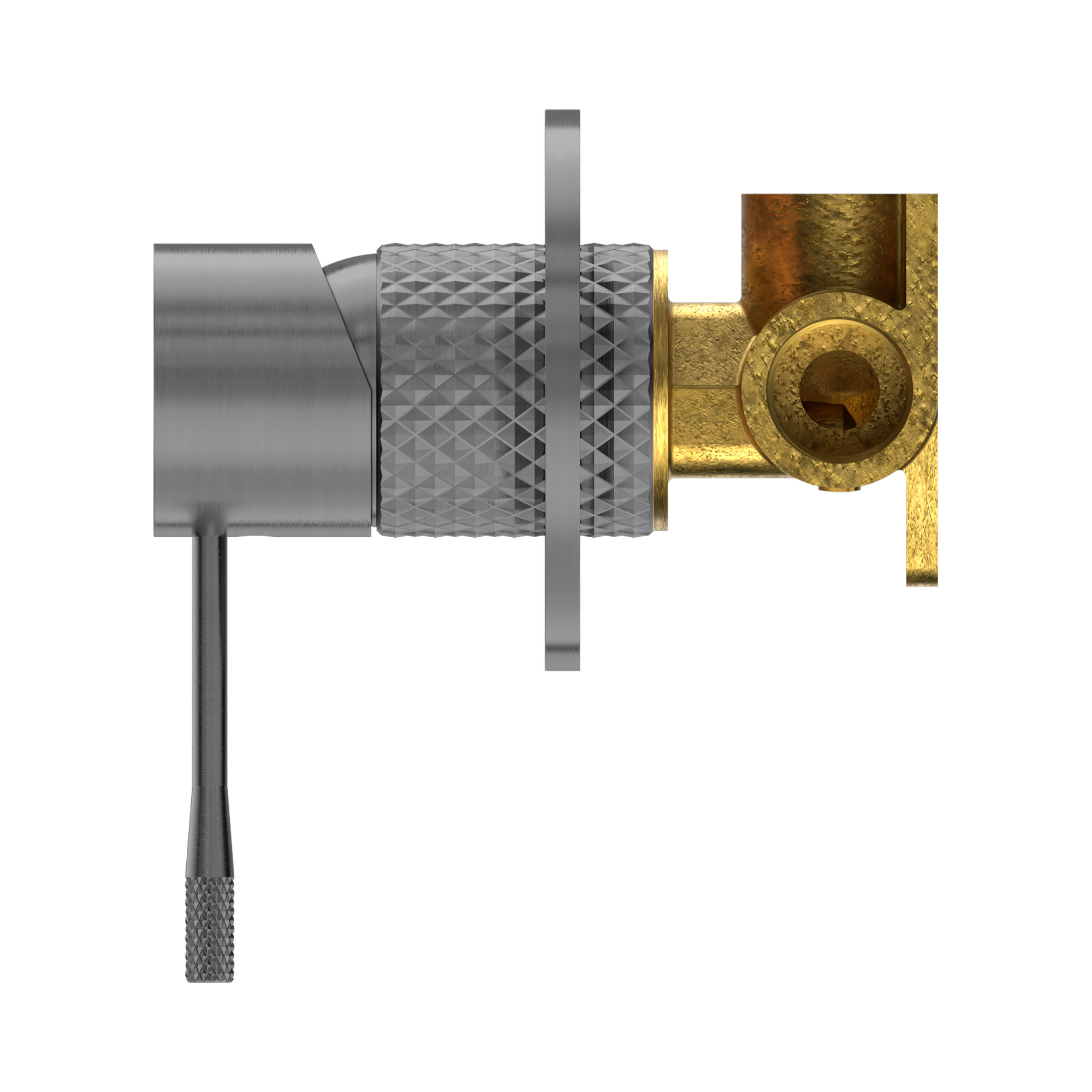 NR251909 GR Opal Shower Mixer 80mm Plate Graphite image 3