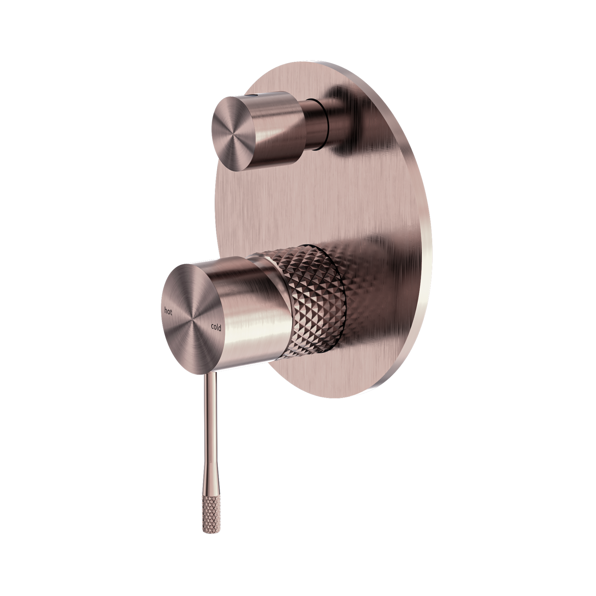 NR251909a BZ Opal Shower Mixer With Divertor Brushed Bronze image 1