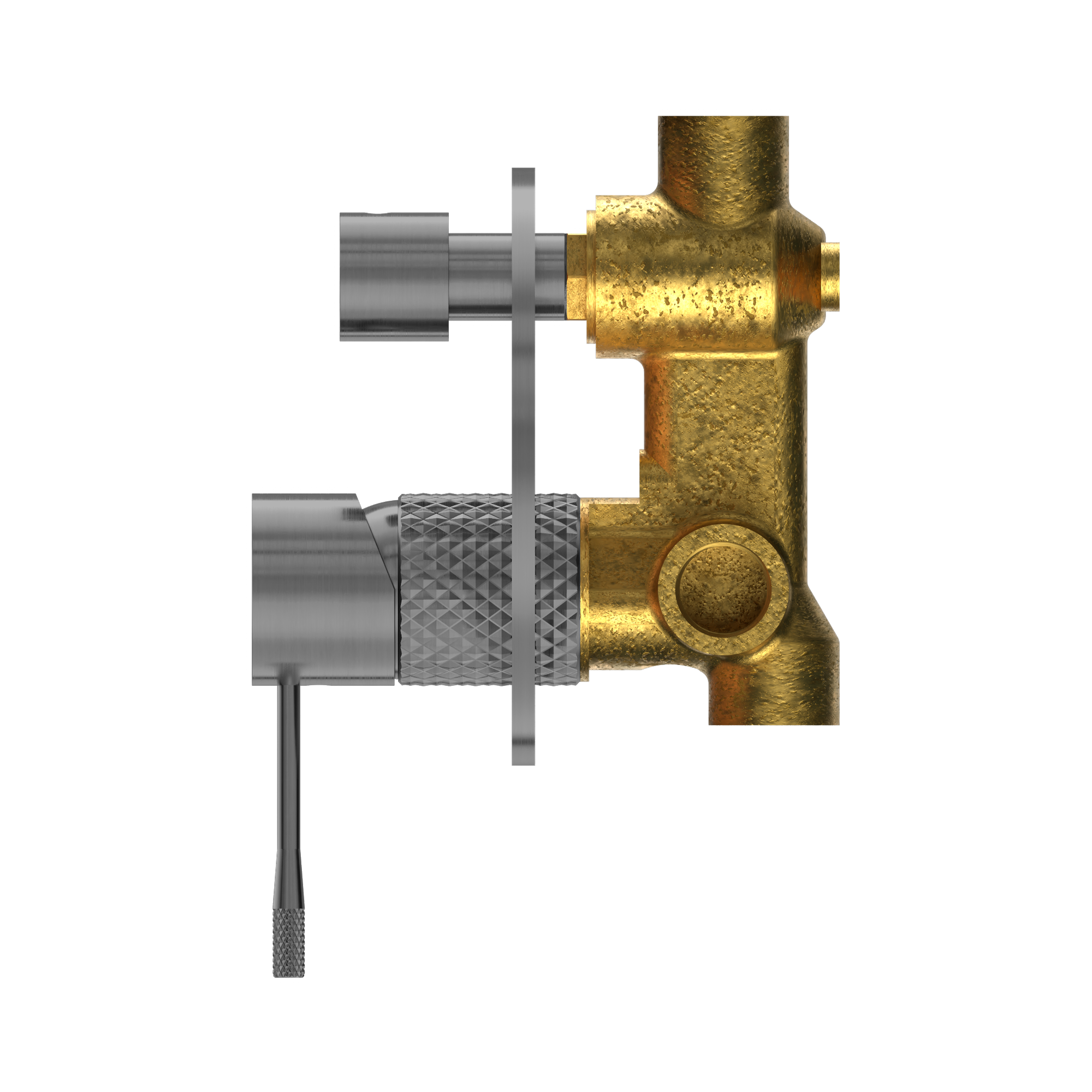 NR251909a GR Opal Shower Mixer With Divertor Graphite image 3