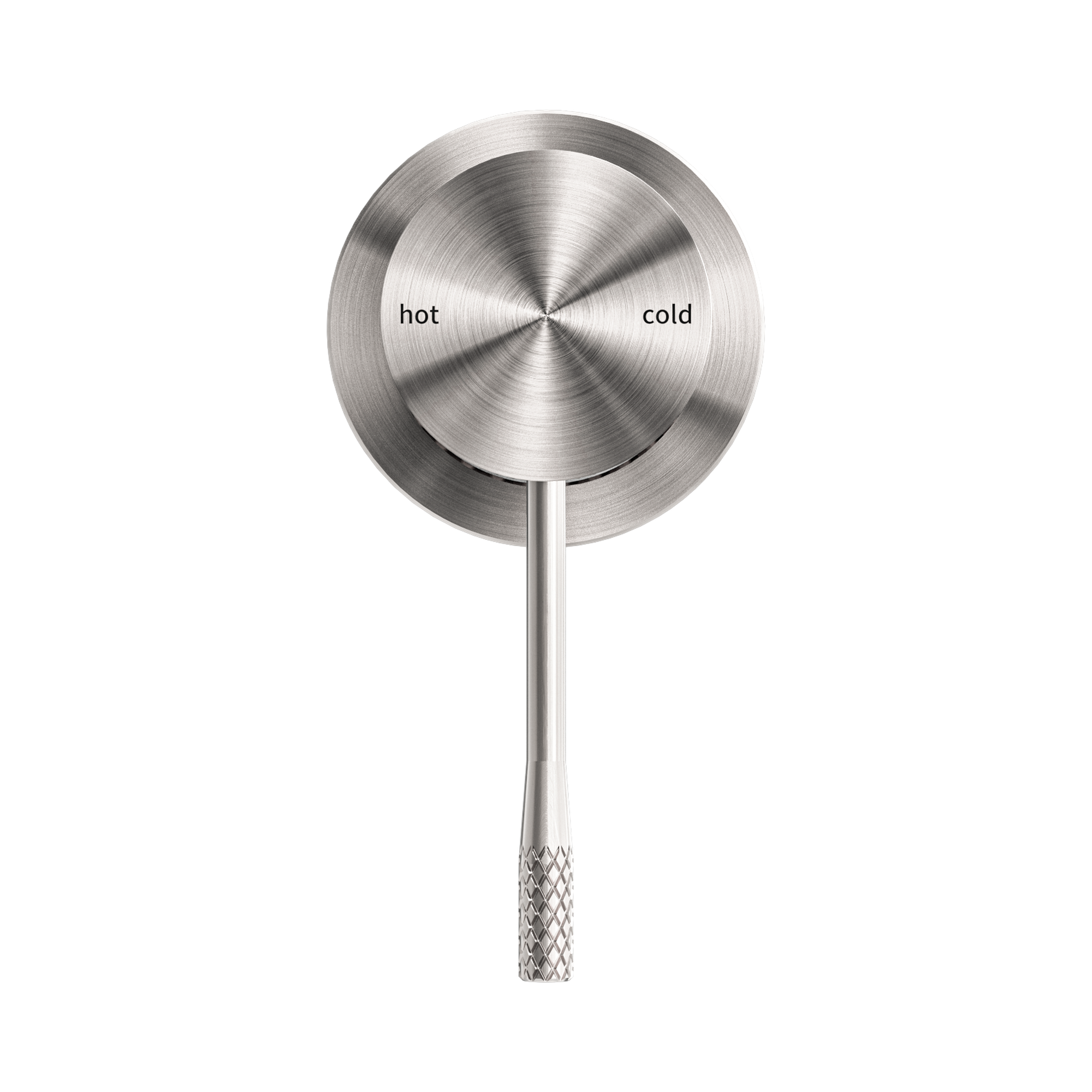 NR251909h BN Opal Shower Mixer 60mm Plate Brushed Nickel image 2