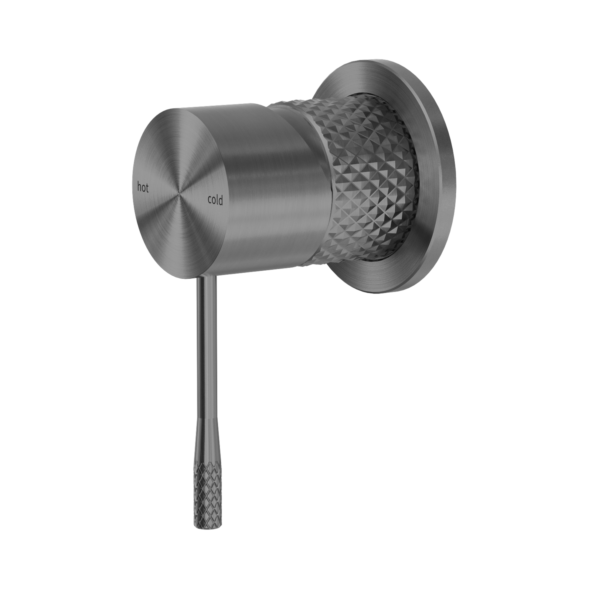 NR251909h GR Opal Shower Mixer 60mm Plate Graphite image 1