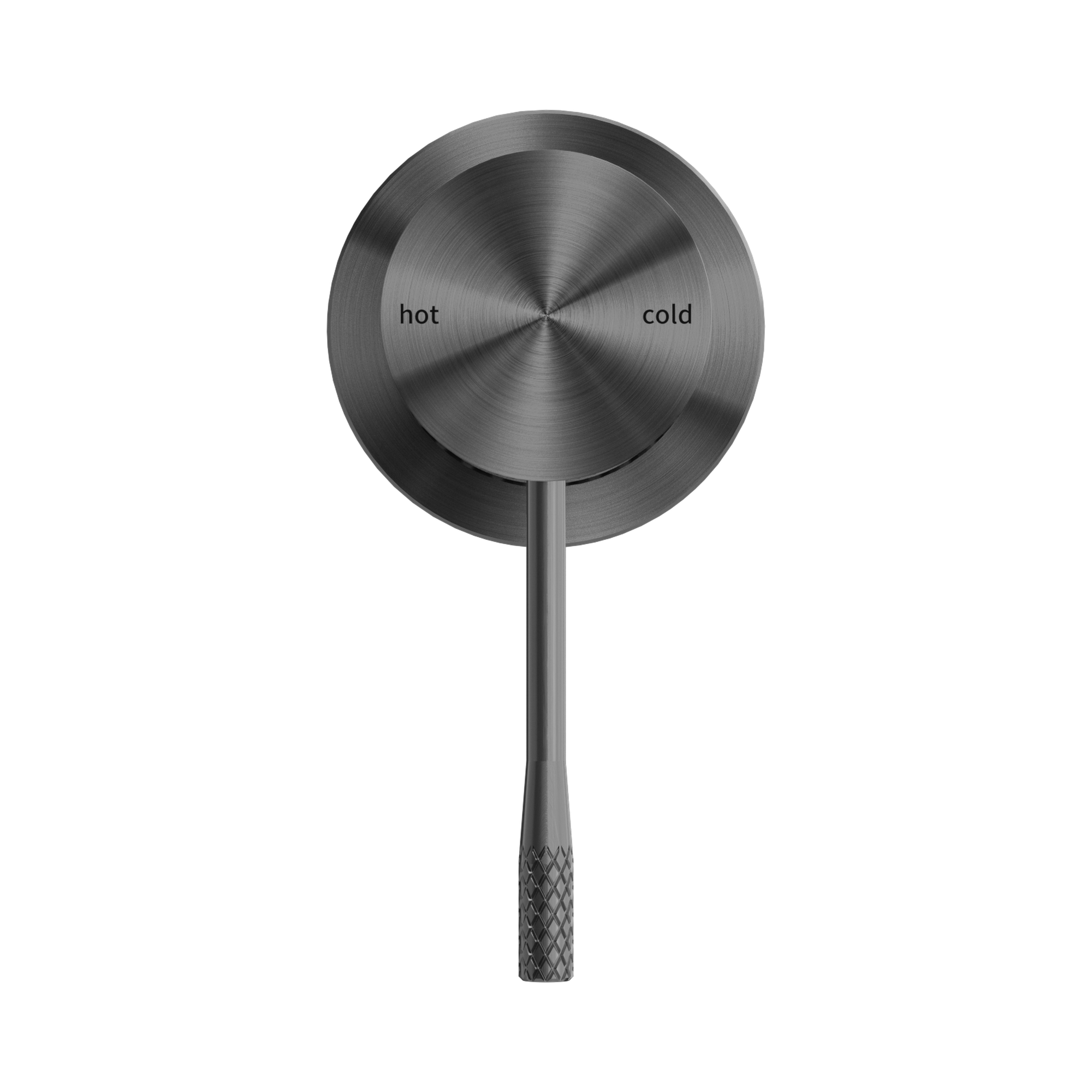 NR251909h GR Opal Shower Mixer 60mm Plate Graphite image 2