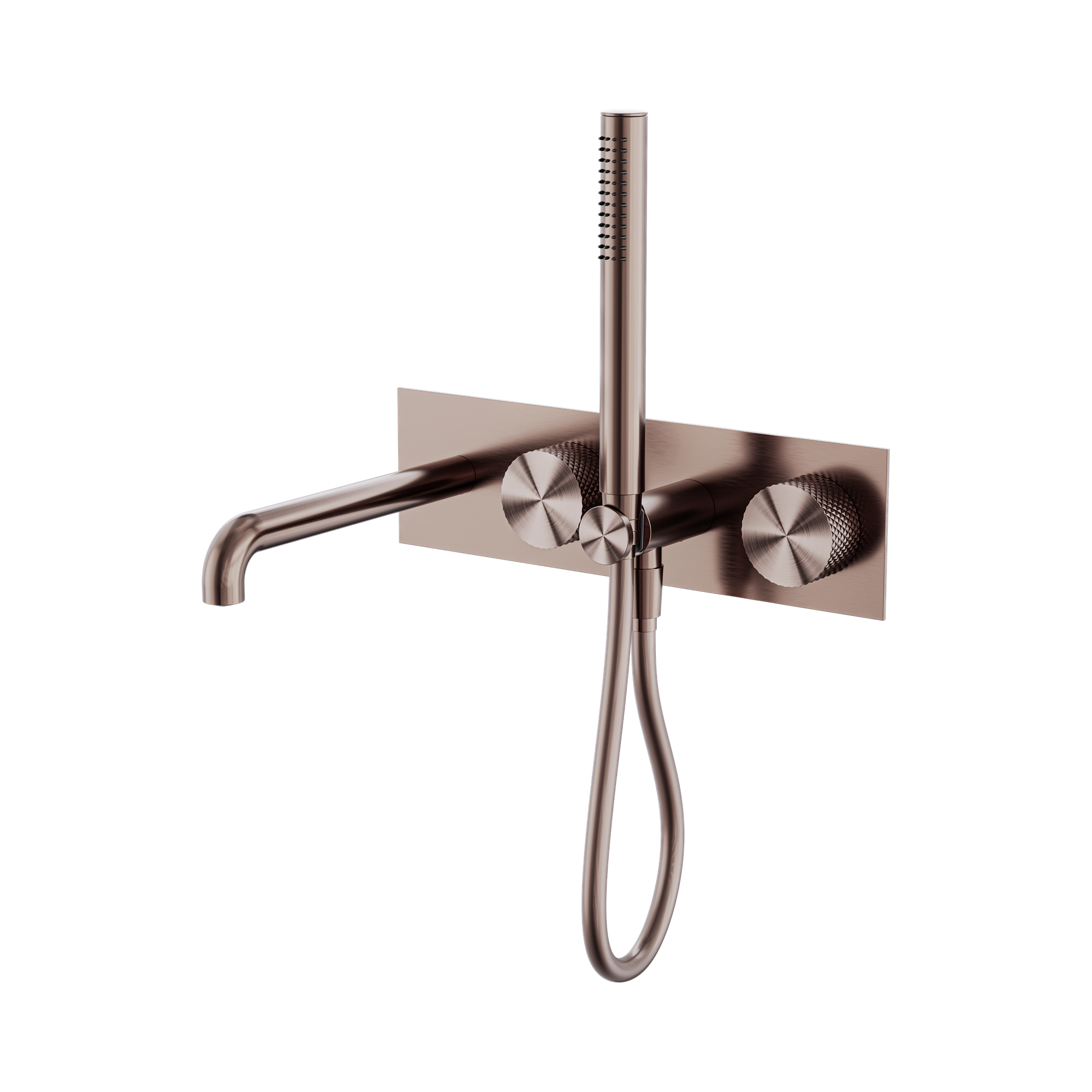 NR252003a230 BZ Opal Progressive Shower System With Spout 230mm Brushed Bronze image 1